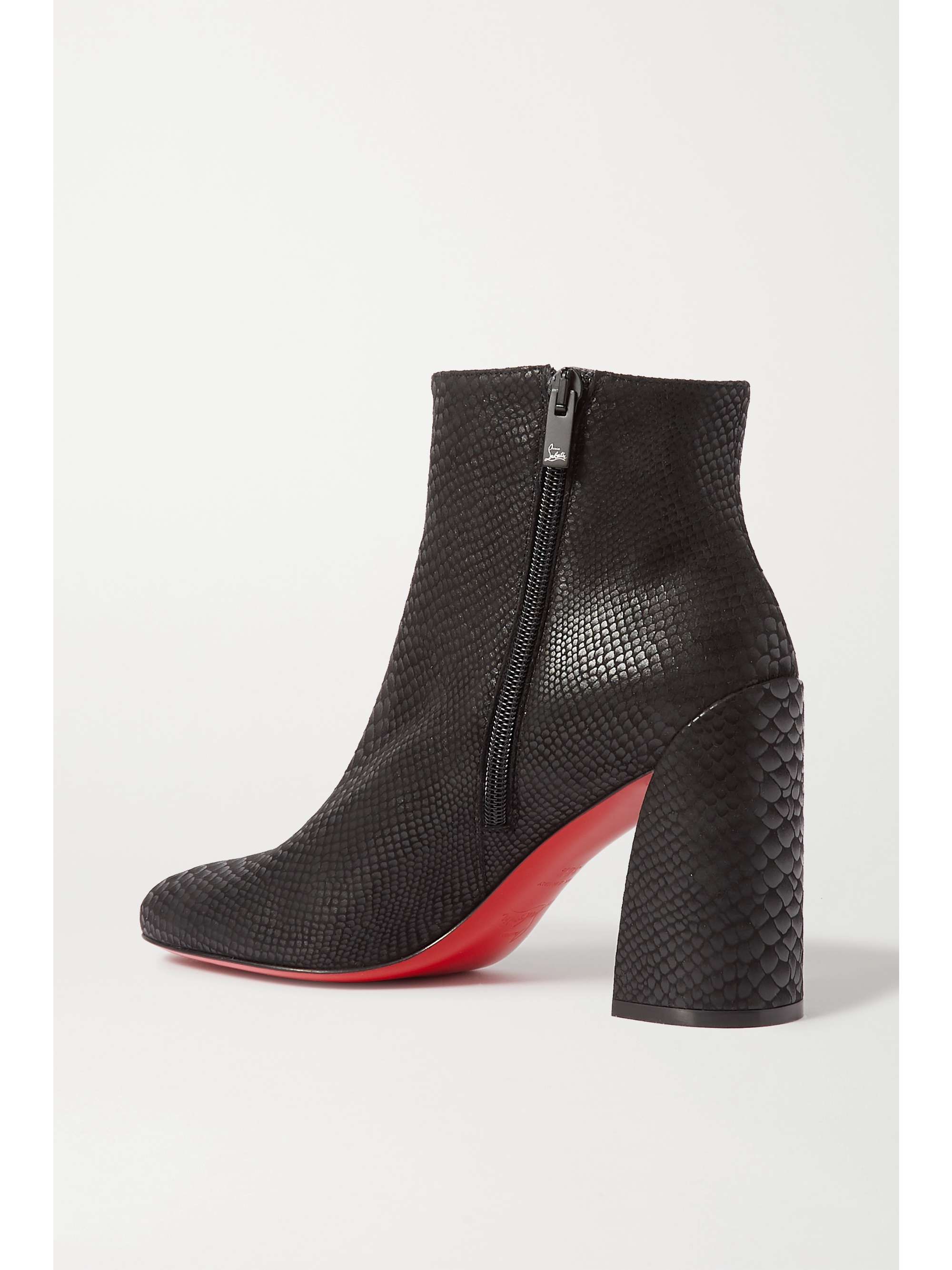 Turela 85 lizard-effect leather ankle boots