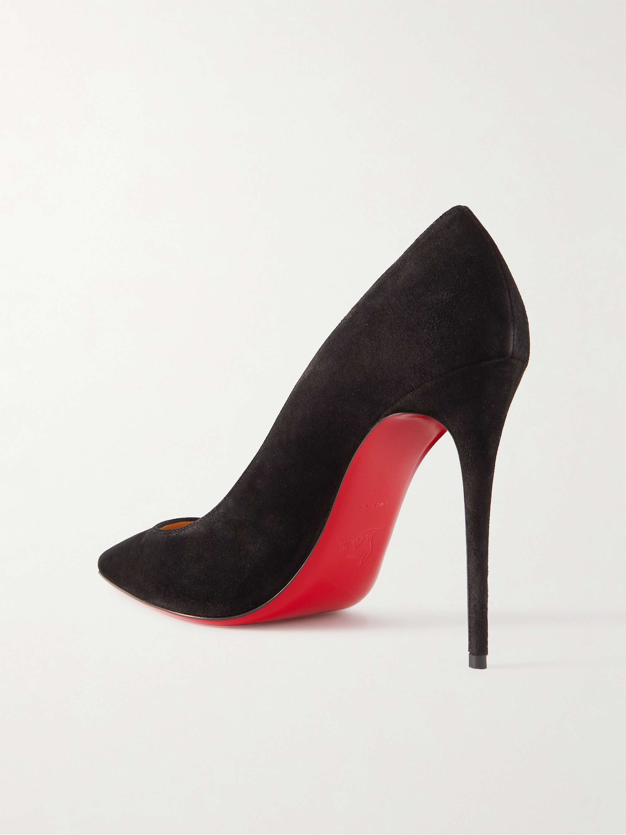CHRISTIAN LOUBOUTIN Kate 100 iridescent leather pumps