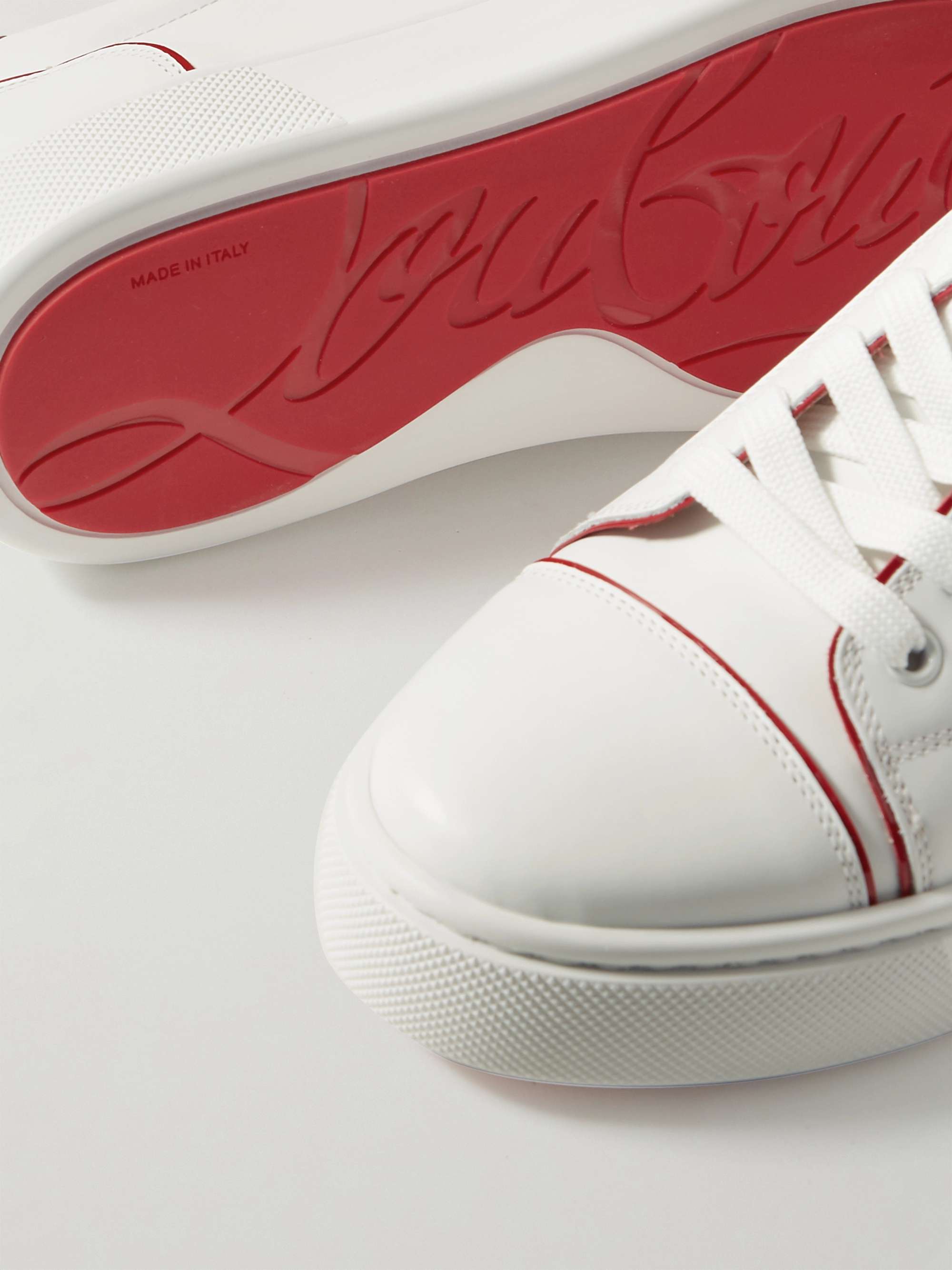 Christian Louboutin, Vierissima white red sneakers