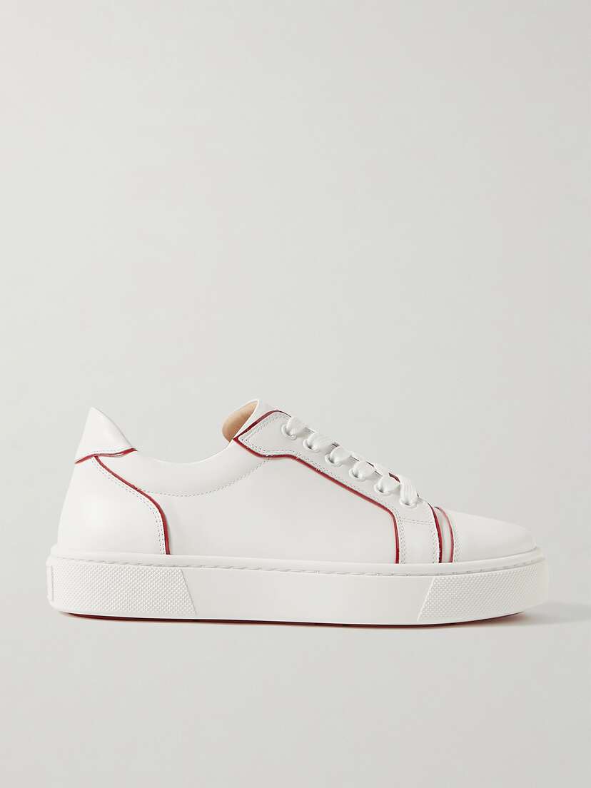Christian Louboutin Vieirissima Two-tone Leather Sneakers