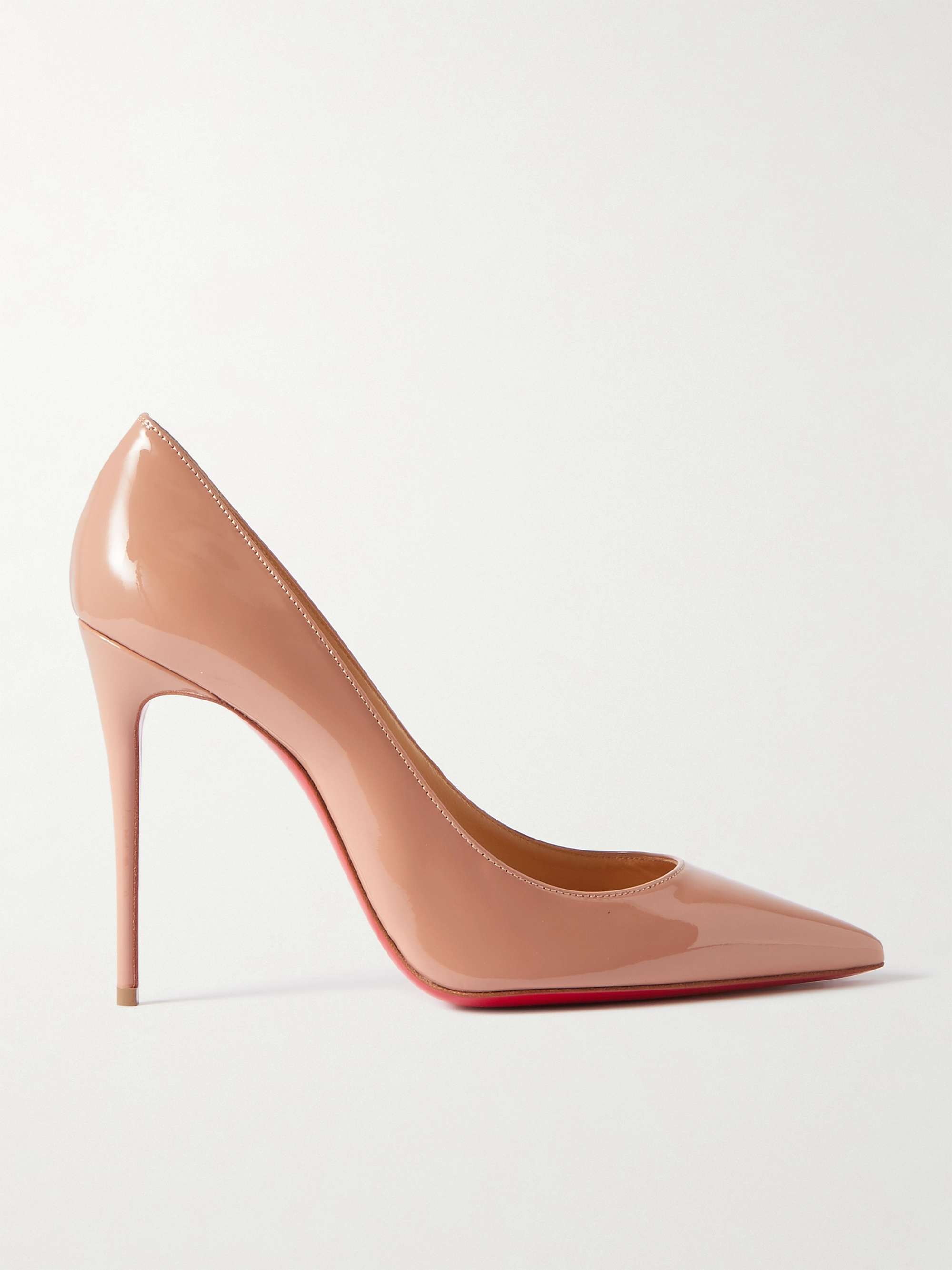 christian louboutin beige pumps