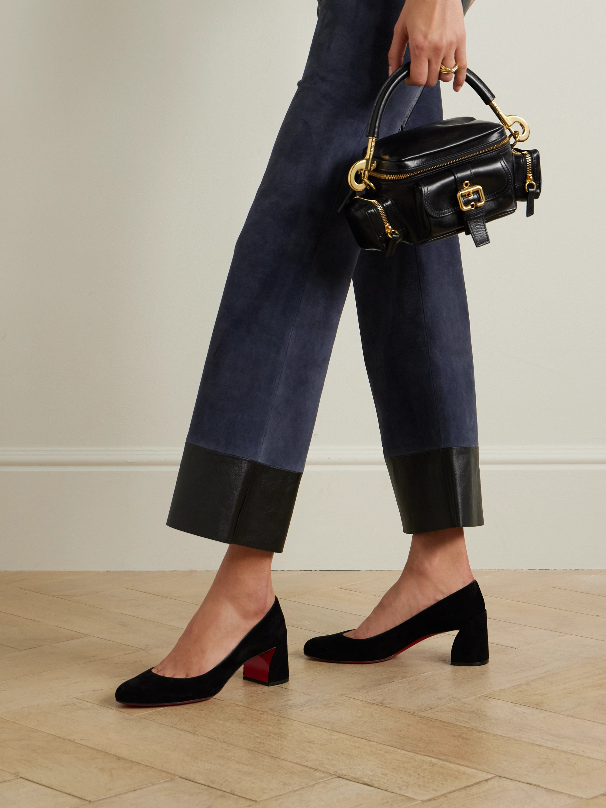 CHRISTIAN LOUBOUTIN - Miss Sab 55 suede pumps | Plush