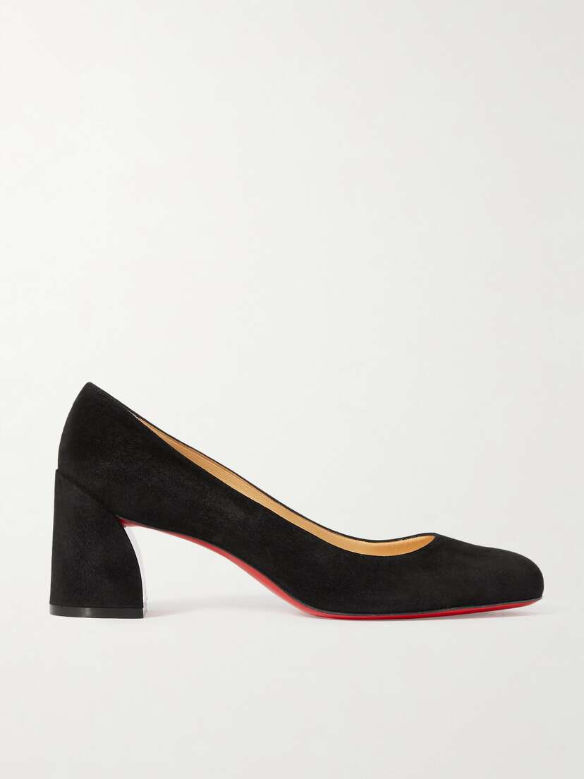 Christian Louboutin Miss Sab 55 Suede Pumps