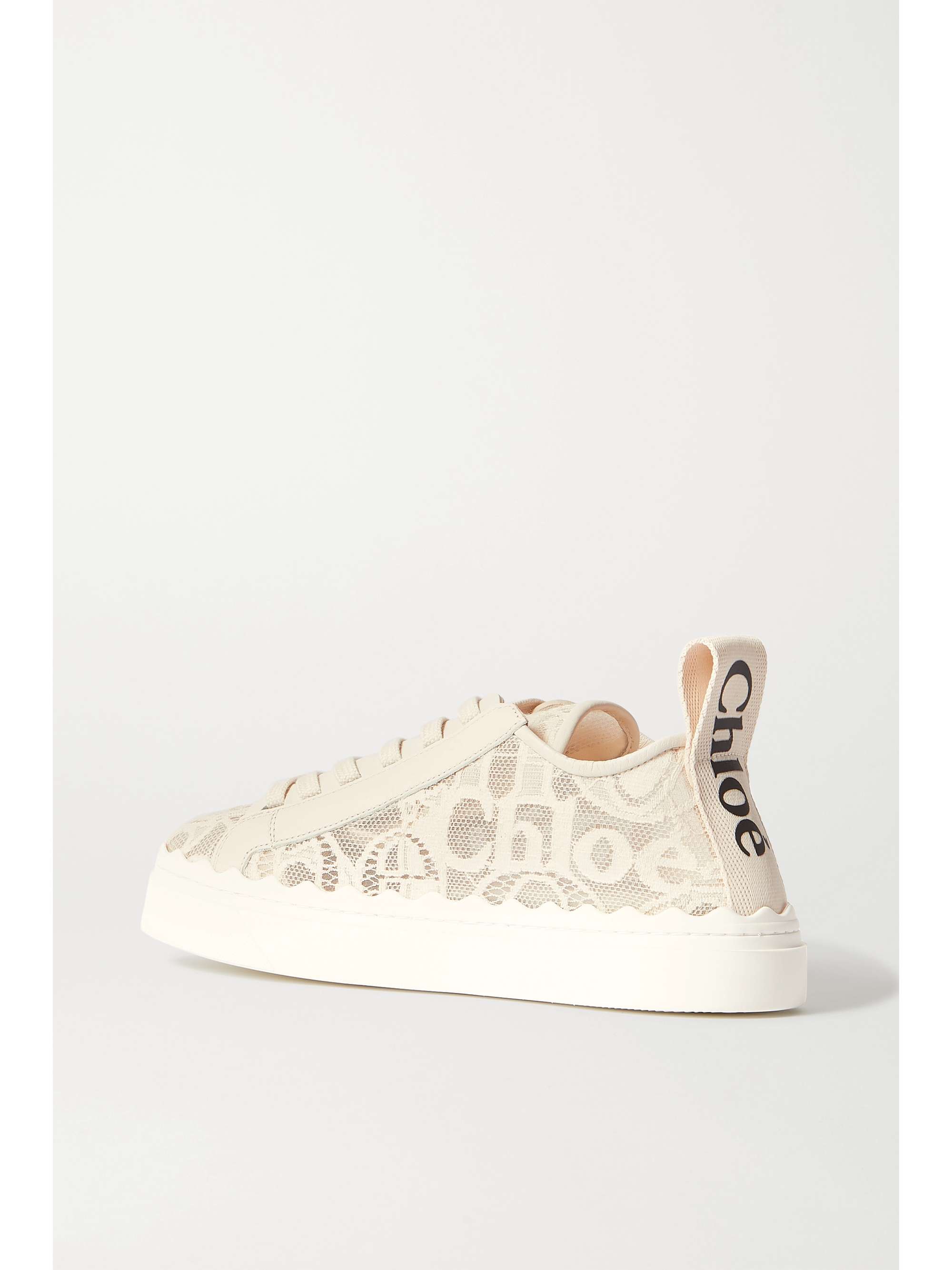 CHLOÉ Lauren crochet sneakers