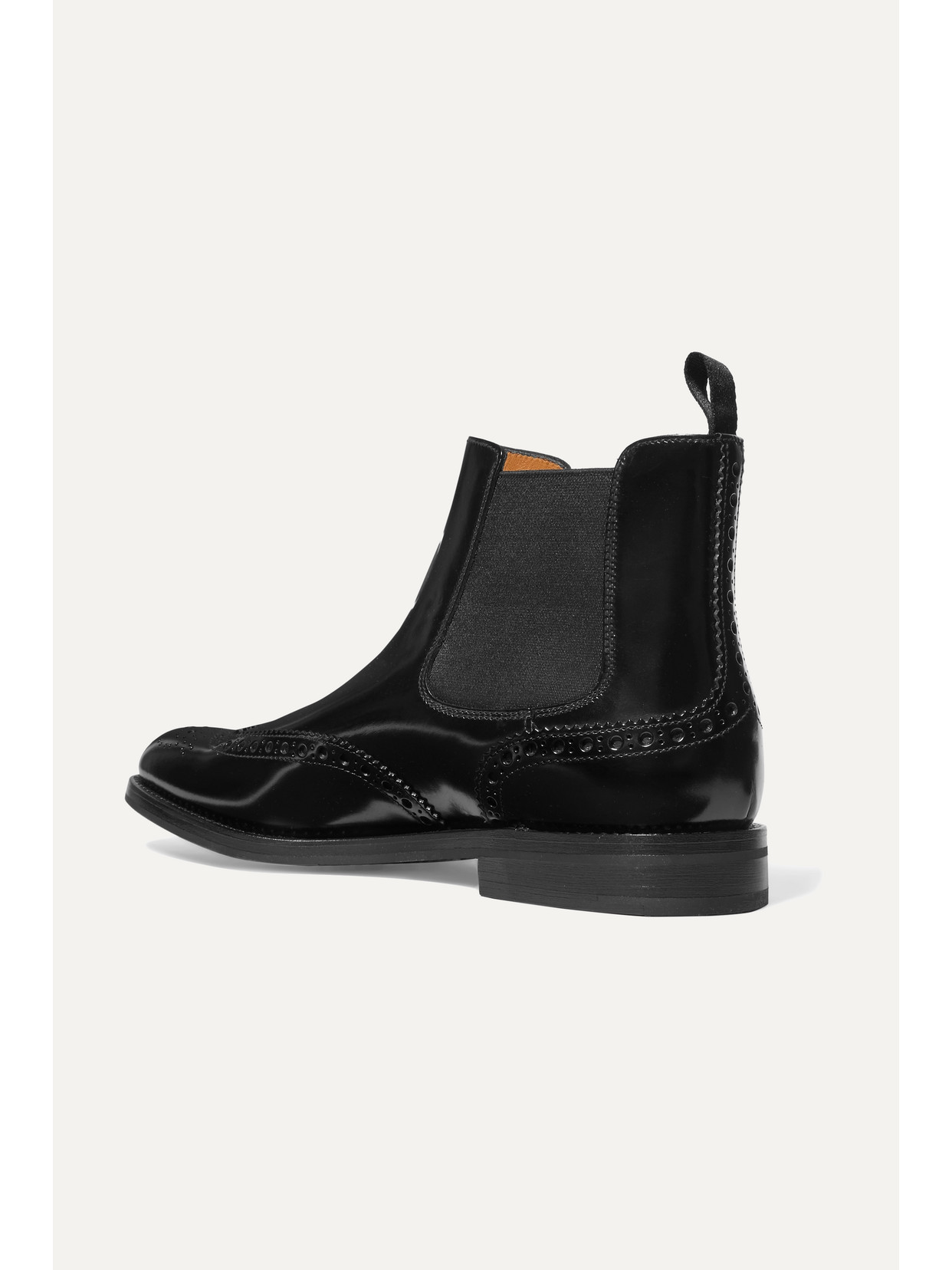 Ketsby Glossed-Leather Chelsea Boots