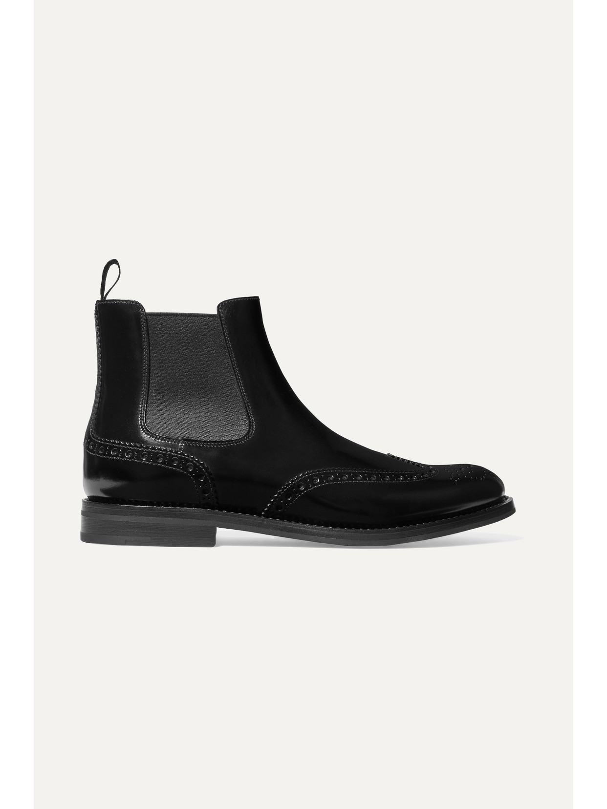Ketsby Glossed-Leather Chelsea Boots