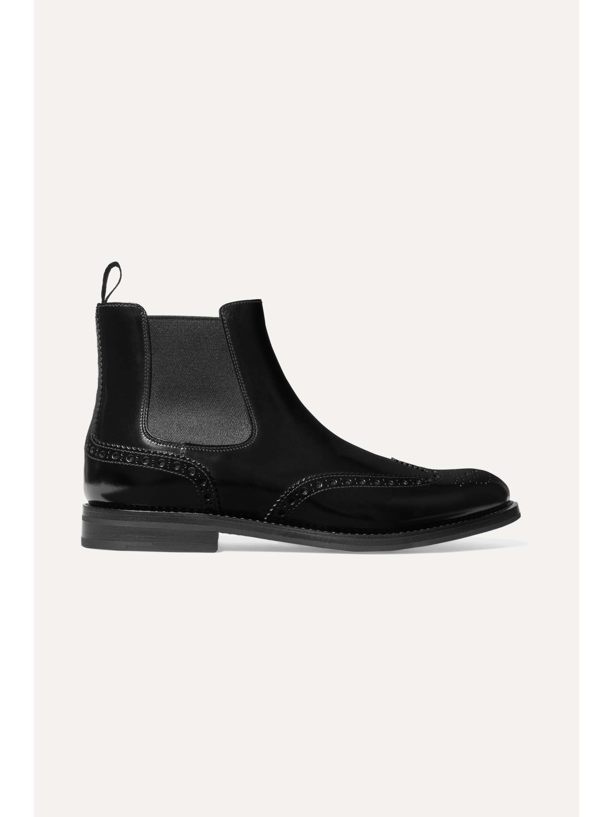 CHURCH'S Ketsby glossed-leather Chelsea boots