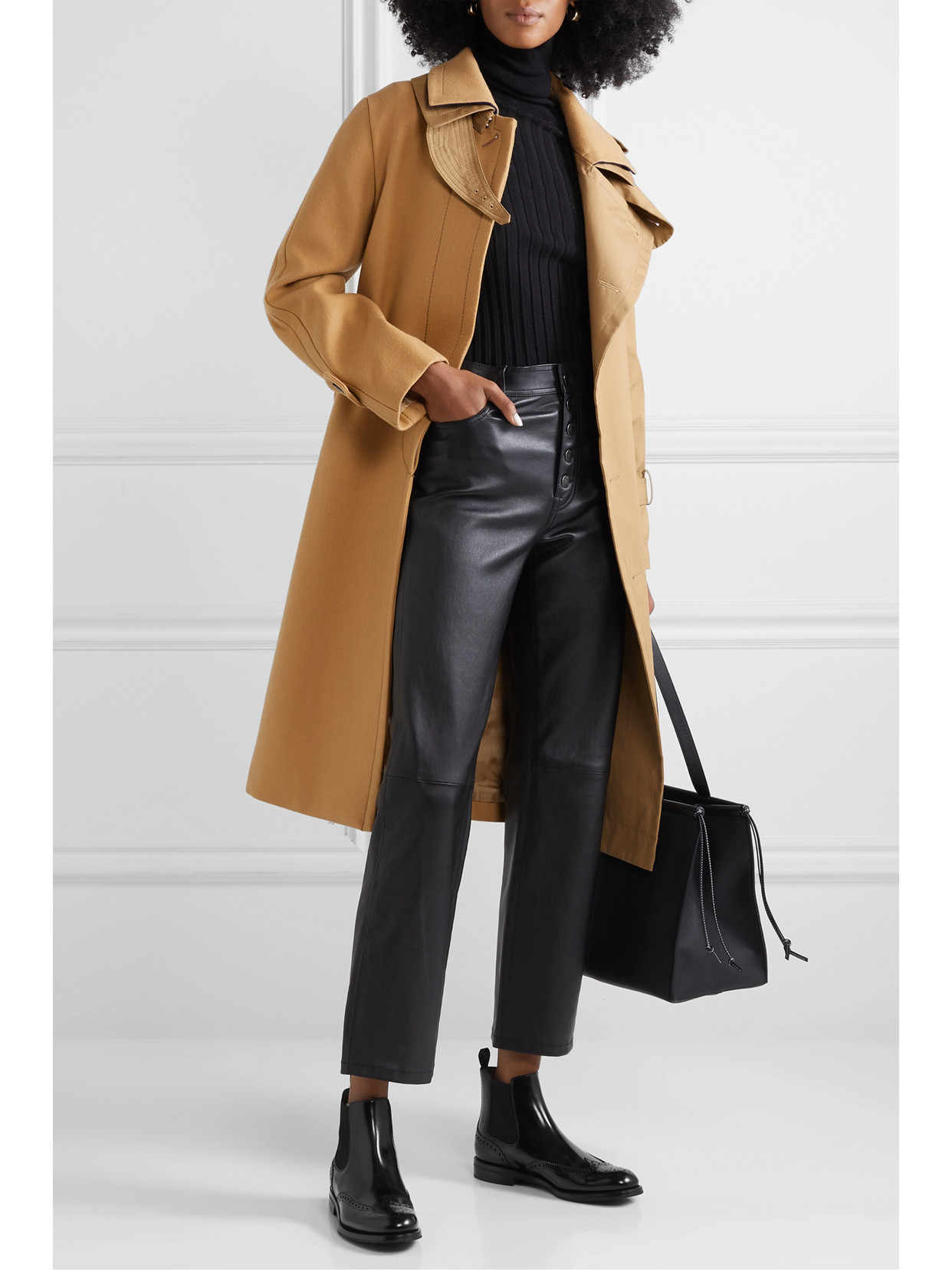 Ketsby Glossed-Leather Chelsea Boots