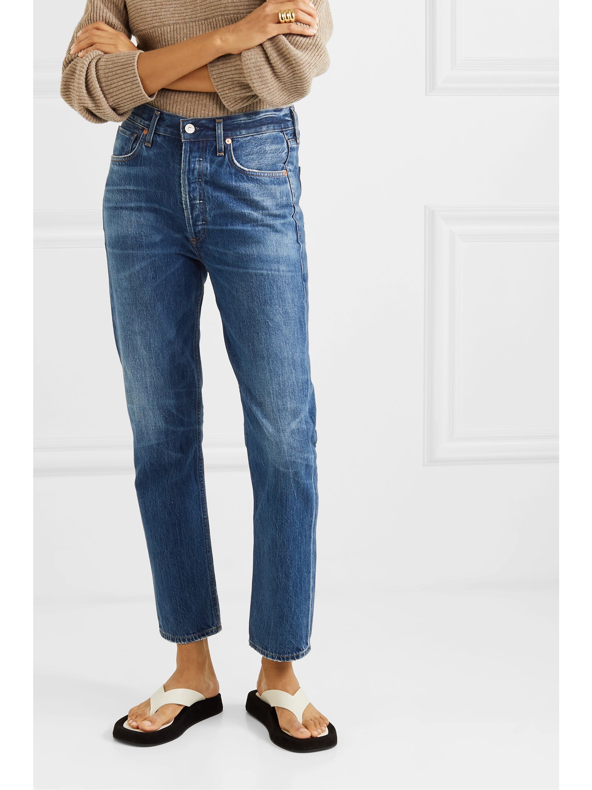 charlotte high rise straight jeans