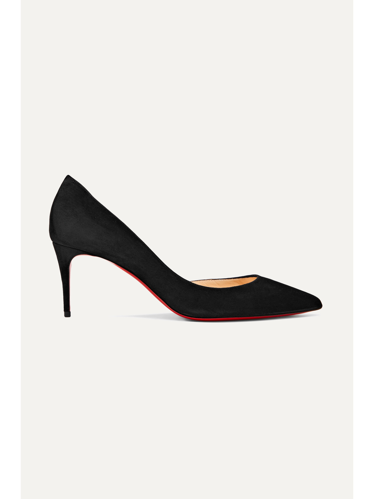 CHRISTIAN LOUBOUTIN IRIZA 70 SUEDE PUMPS