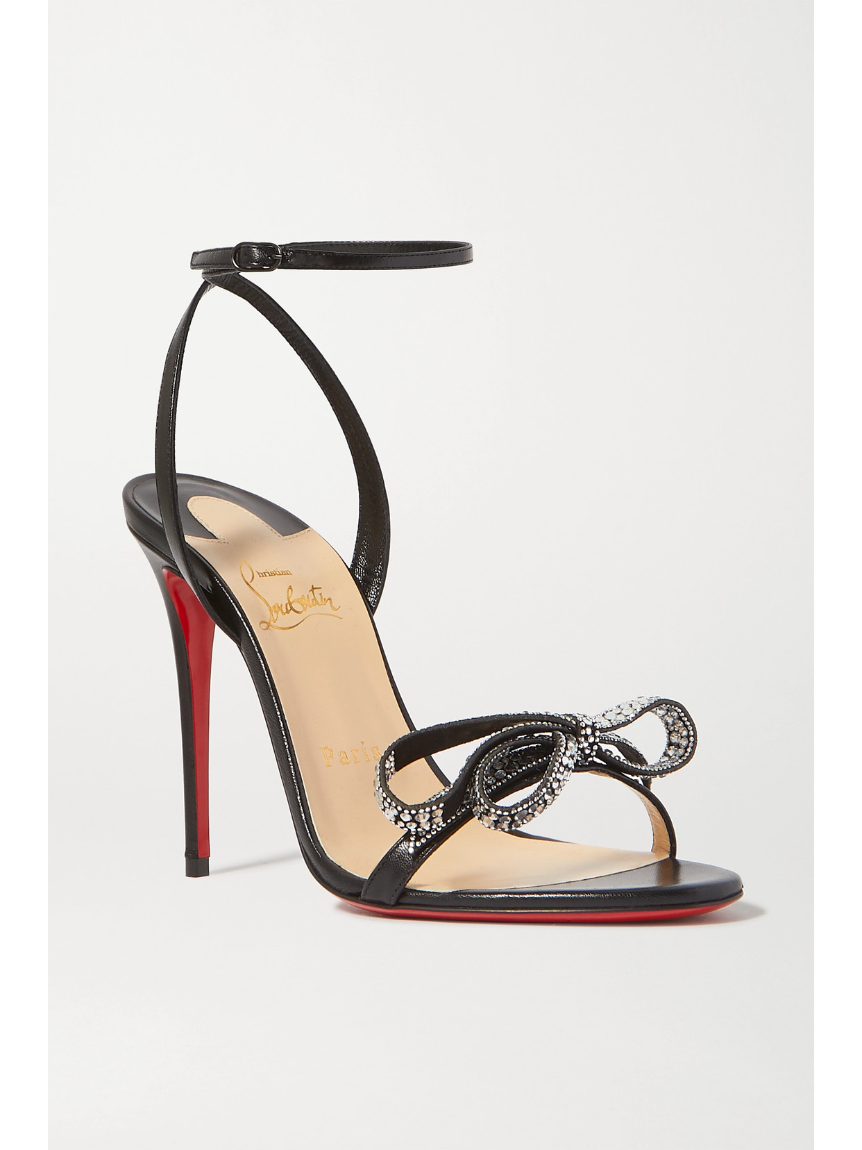 christian louboutin bow sandals
