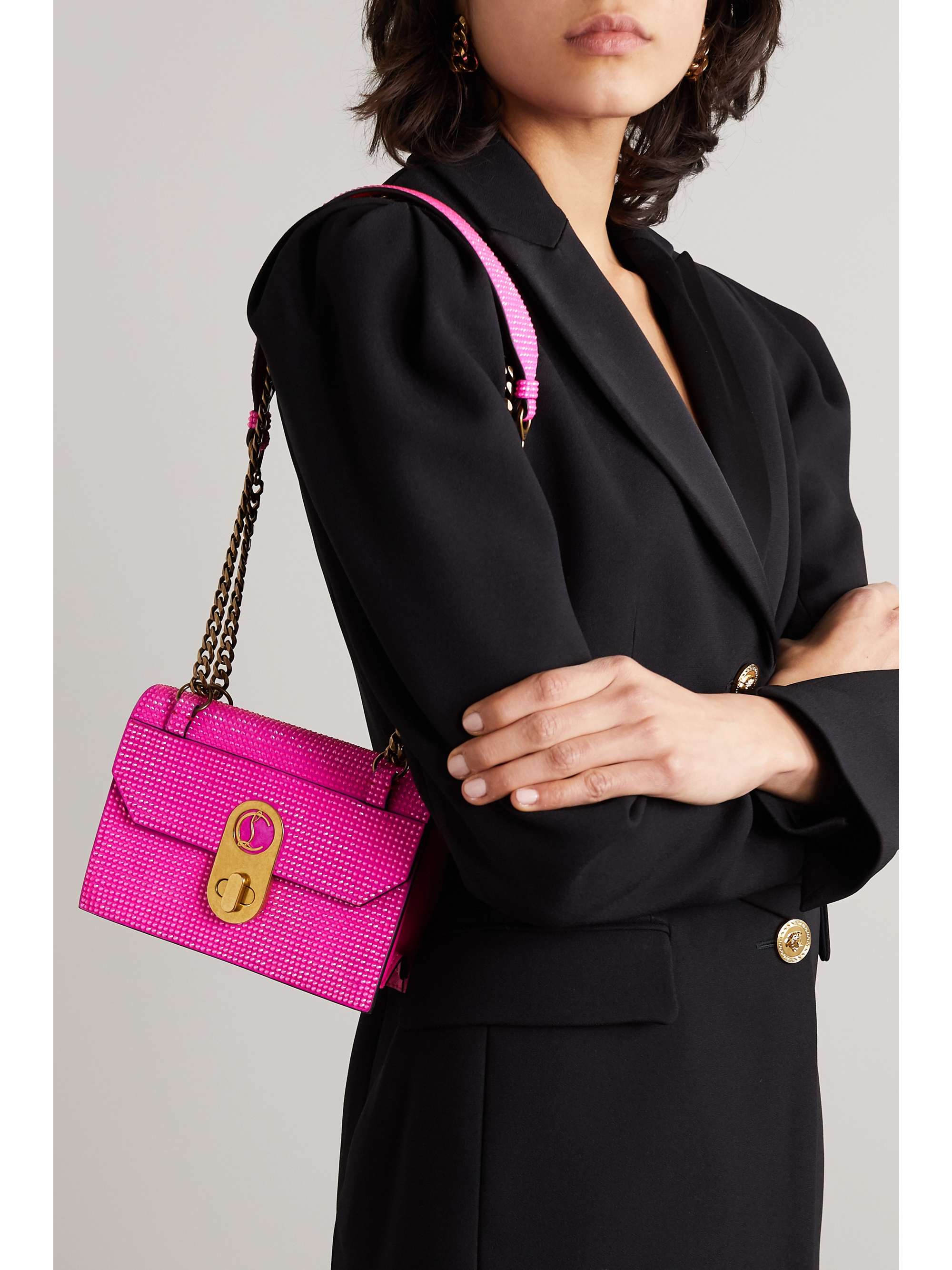 Elisa mini leather shoulder bag