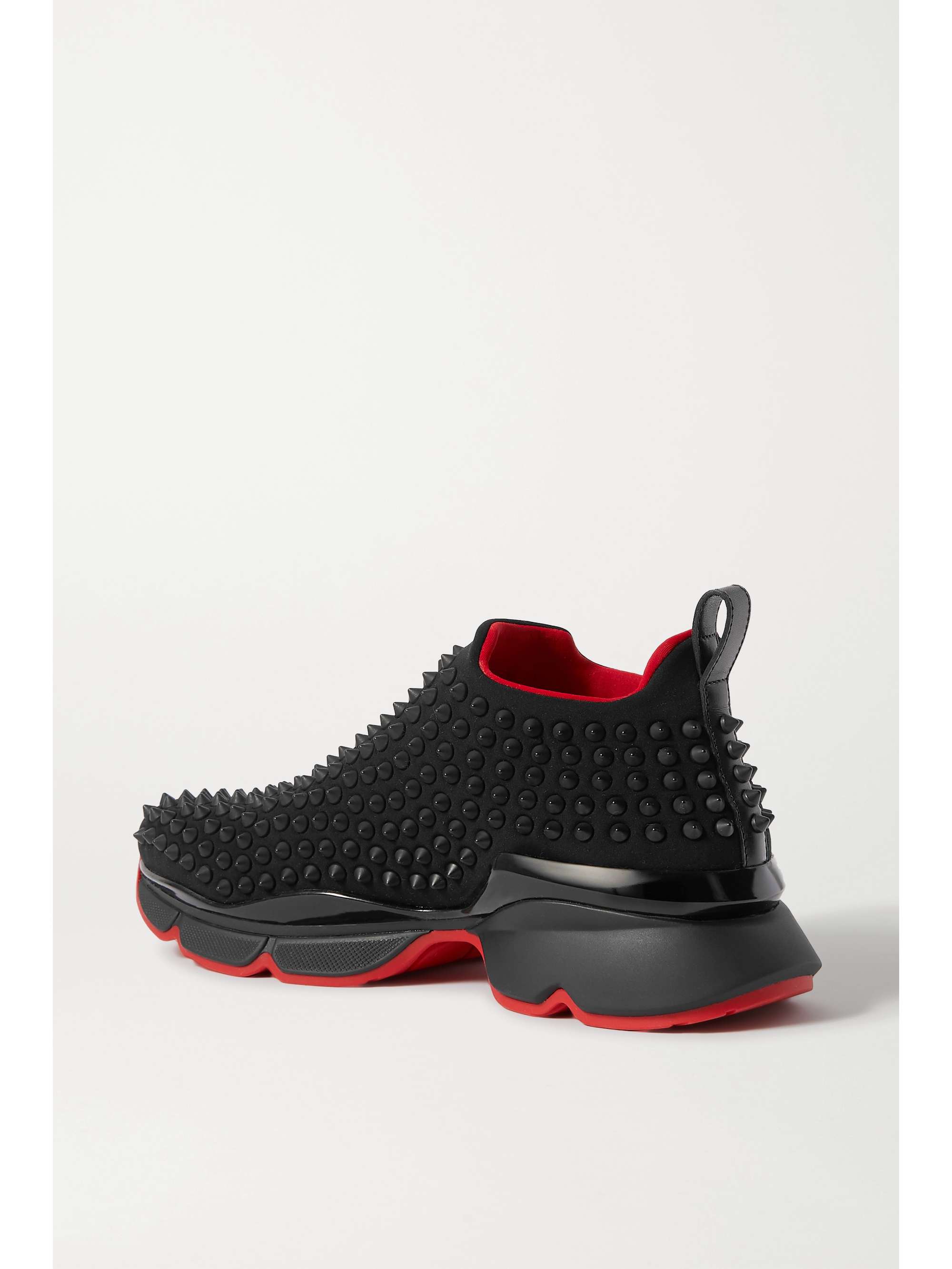 louboutin spike sock trainers