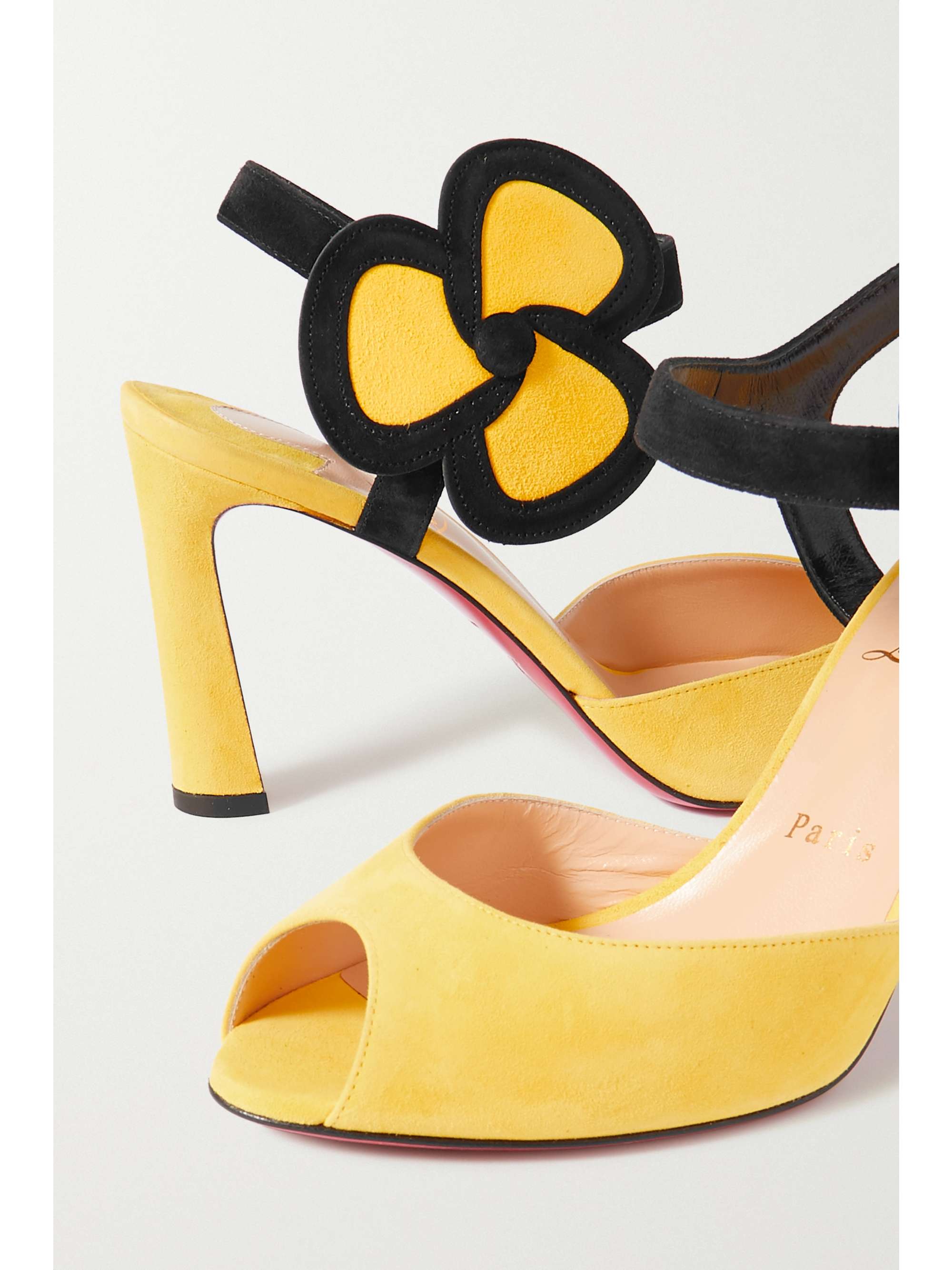 christian louboutin yellow sandals