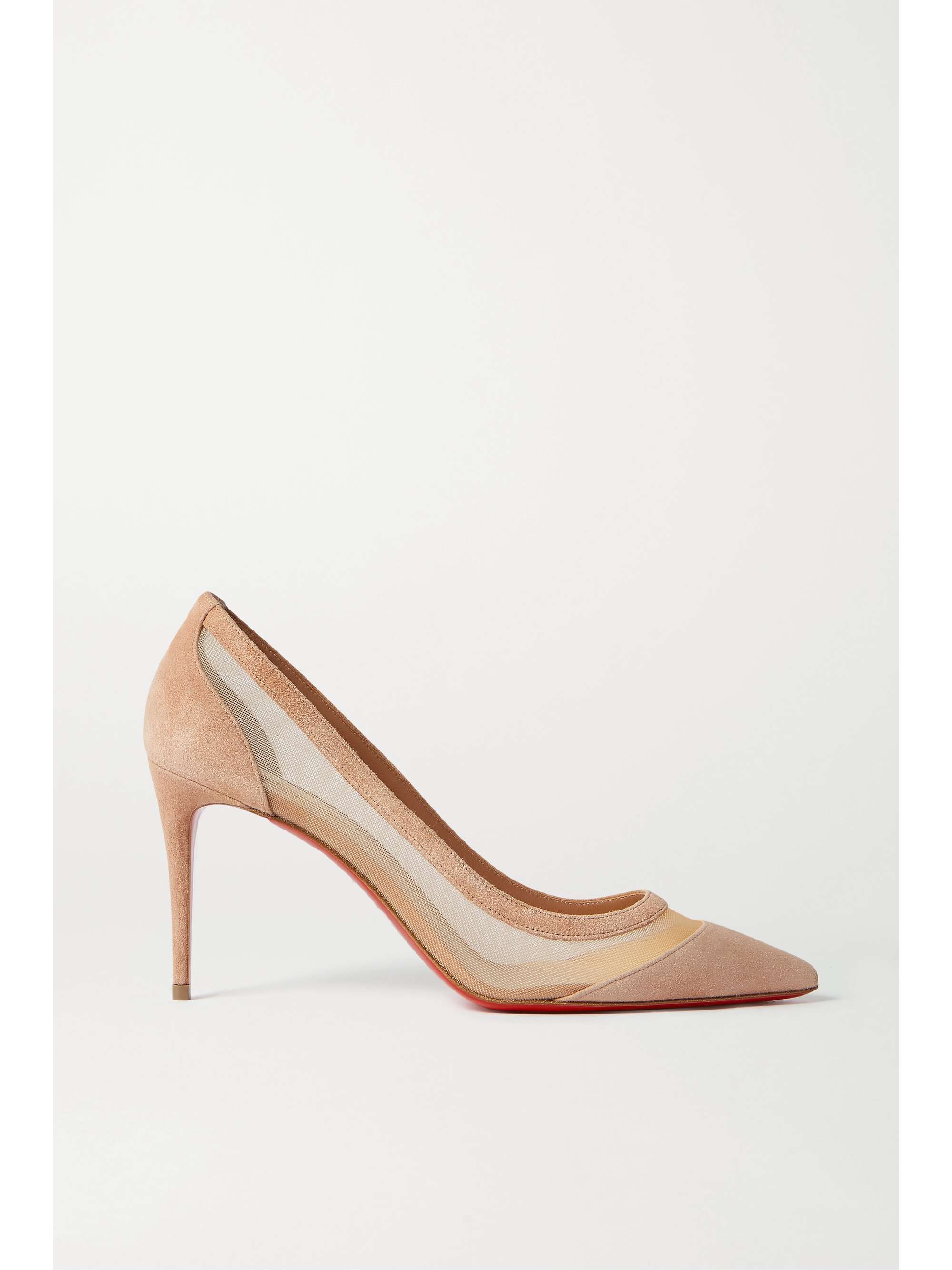 Neutral Galativi 85 suede and mesh 