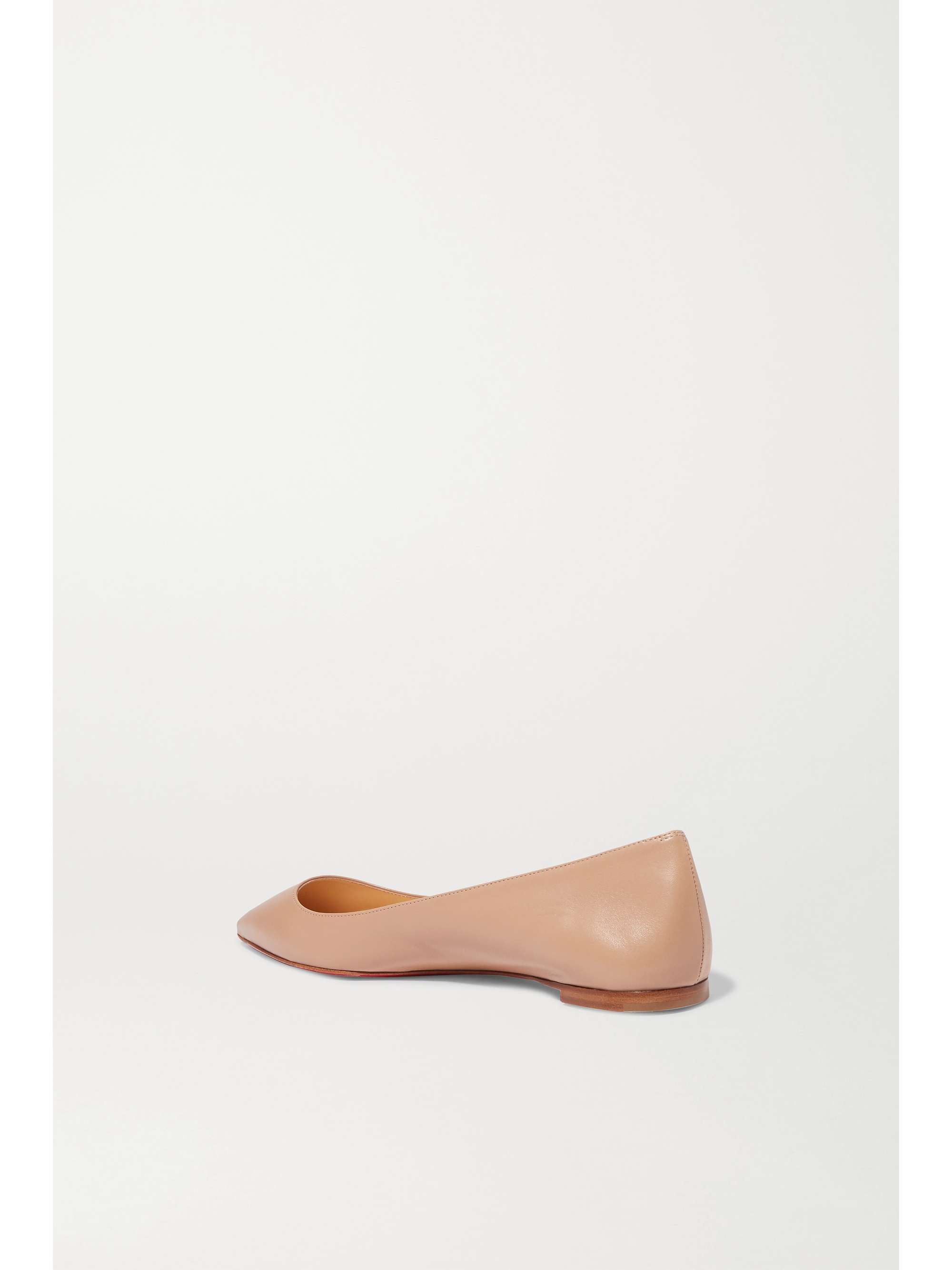 CHRISTIAN LOUBOUTIN Ballalla leather point-toe flats