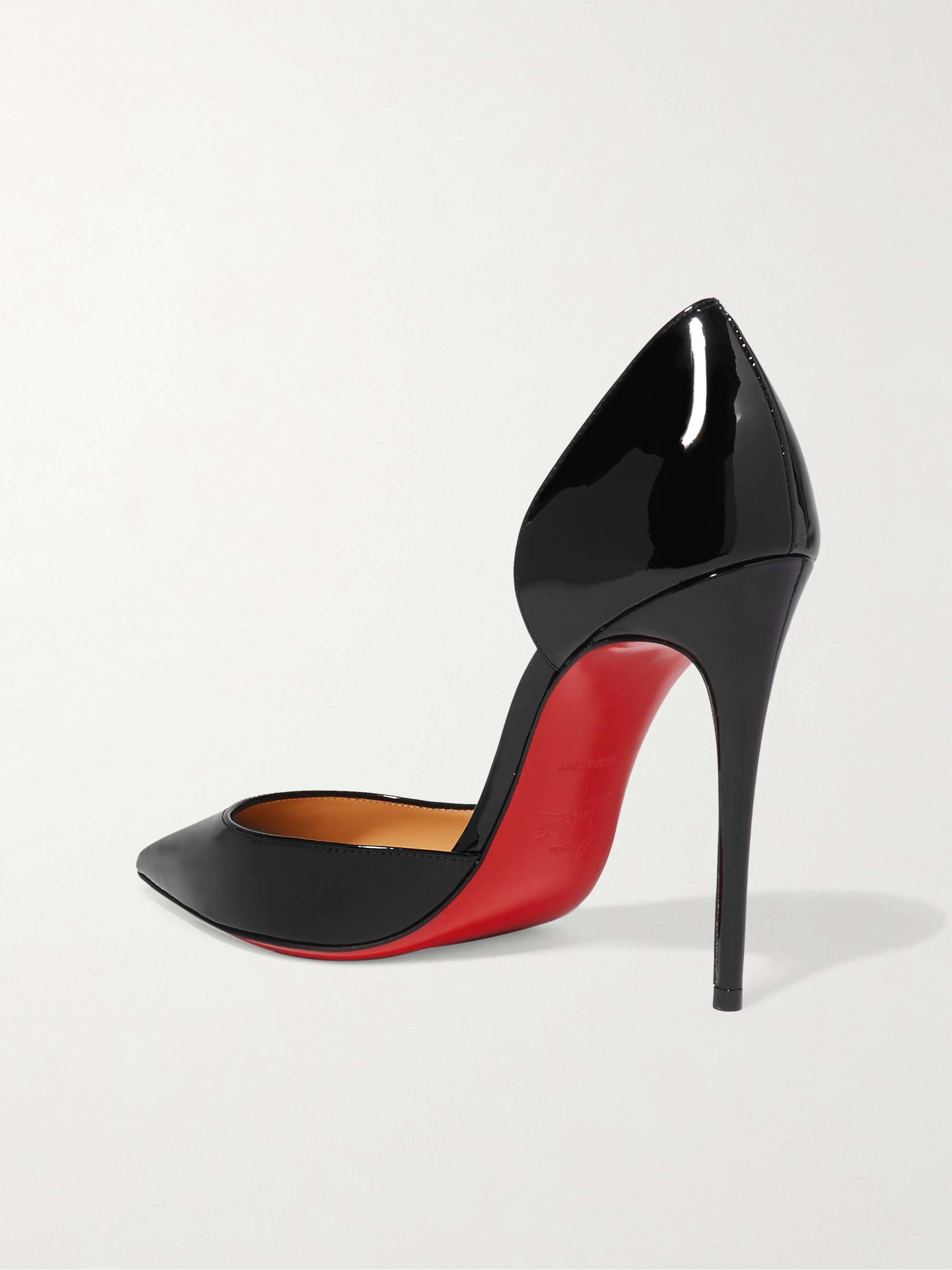 CHRISTIAN LOUBOUTIN Iriza 100 suede point-toe pumps