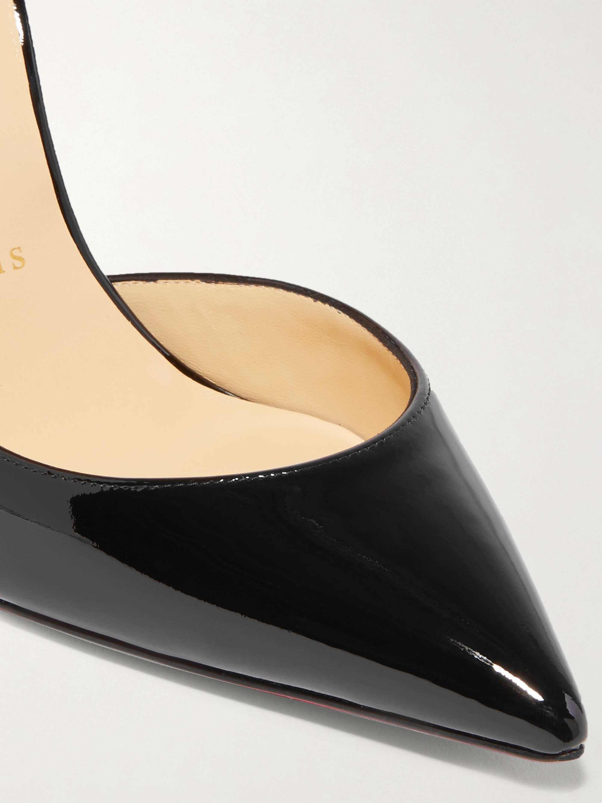 CHRISTIAN LOUBOUTIN Iriza 100 suede point-toe pumps