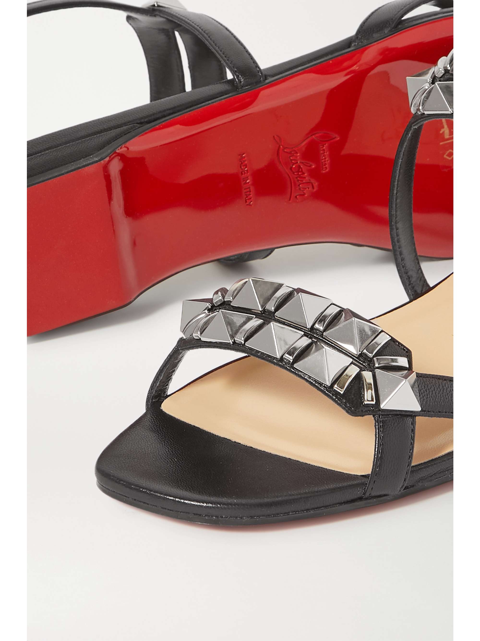 louboutin studded sandals