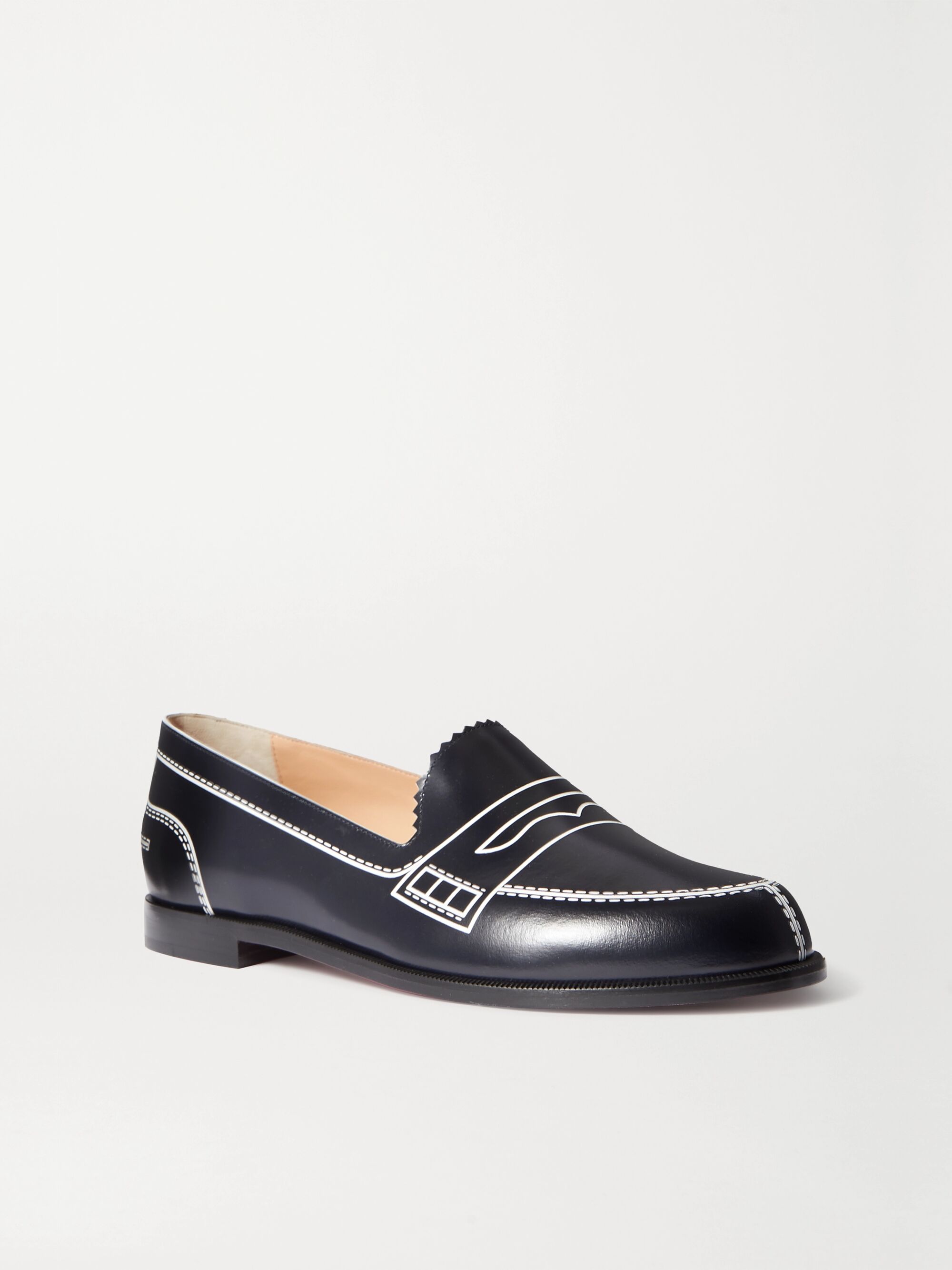 Mocassins en cuir imprimé Mocalaureat Mocassins en cuir imprimé Mocalaureat