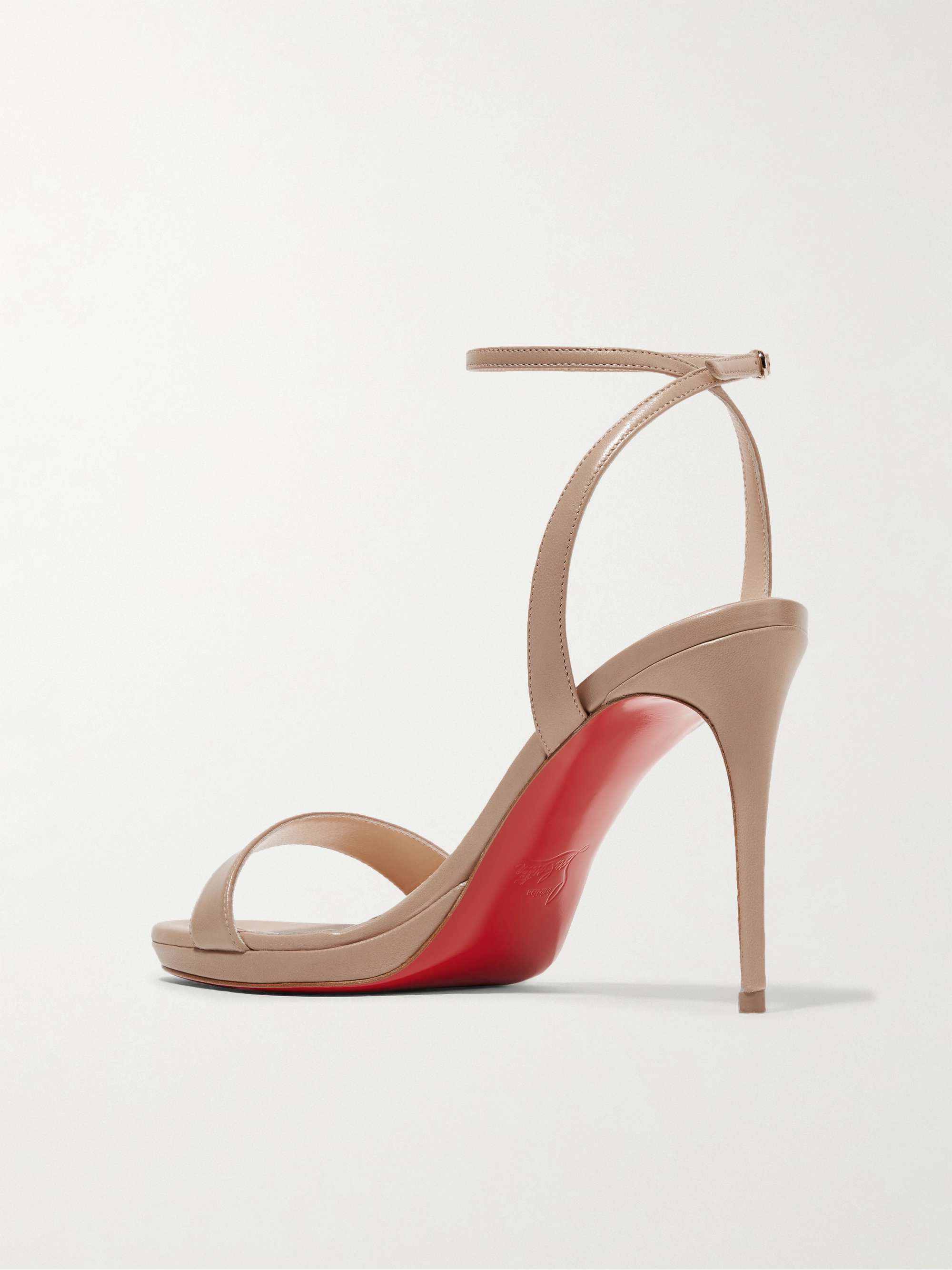 CHRISTIAN LOUBOUTIN Loubi Queen 100 leather sandals