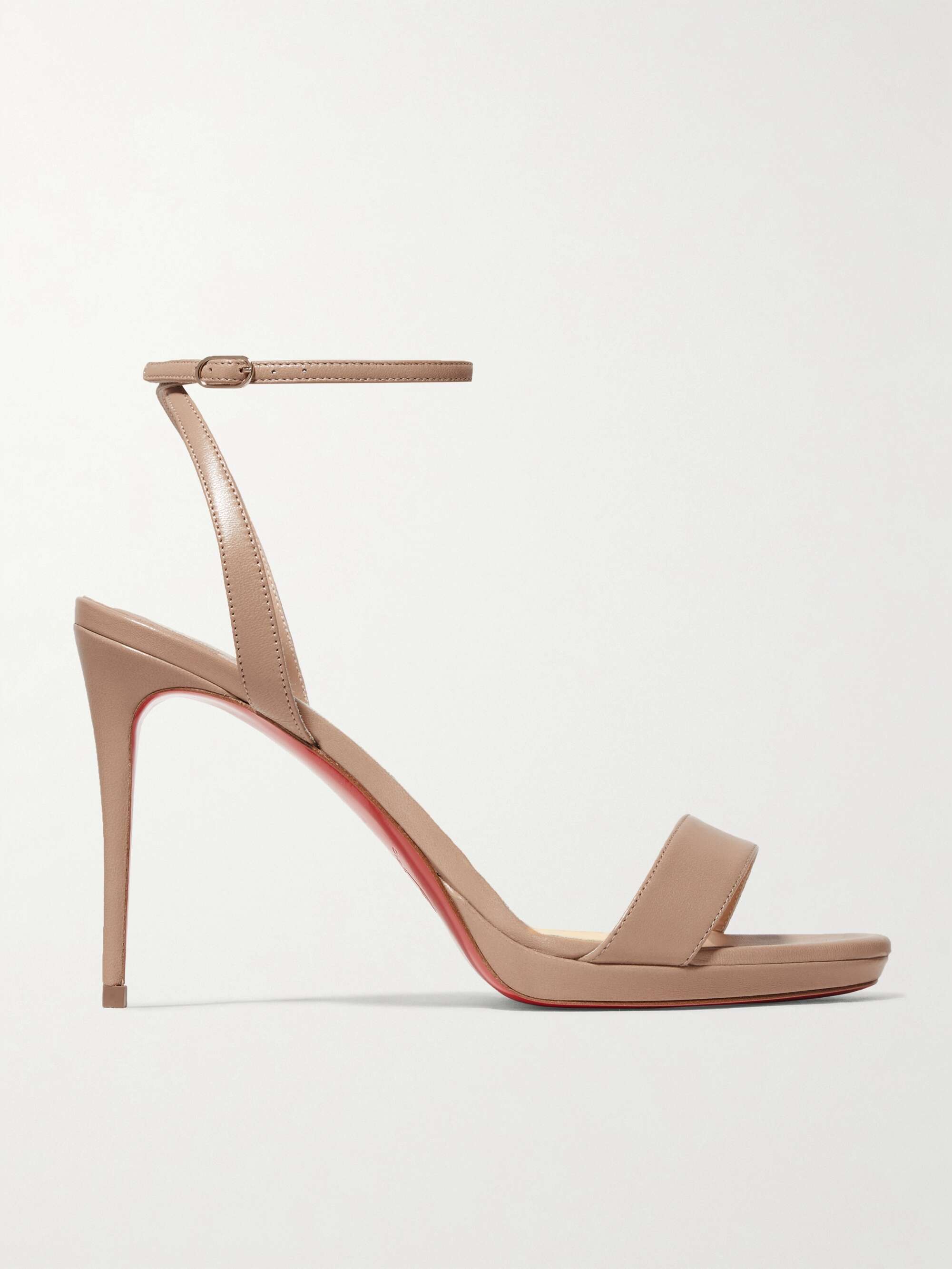 Christian Louboutin Loubi Queen Alta 150 Leather Platform Sandals