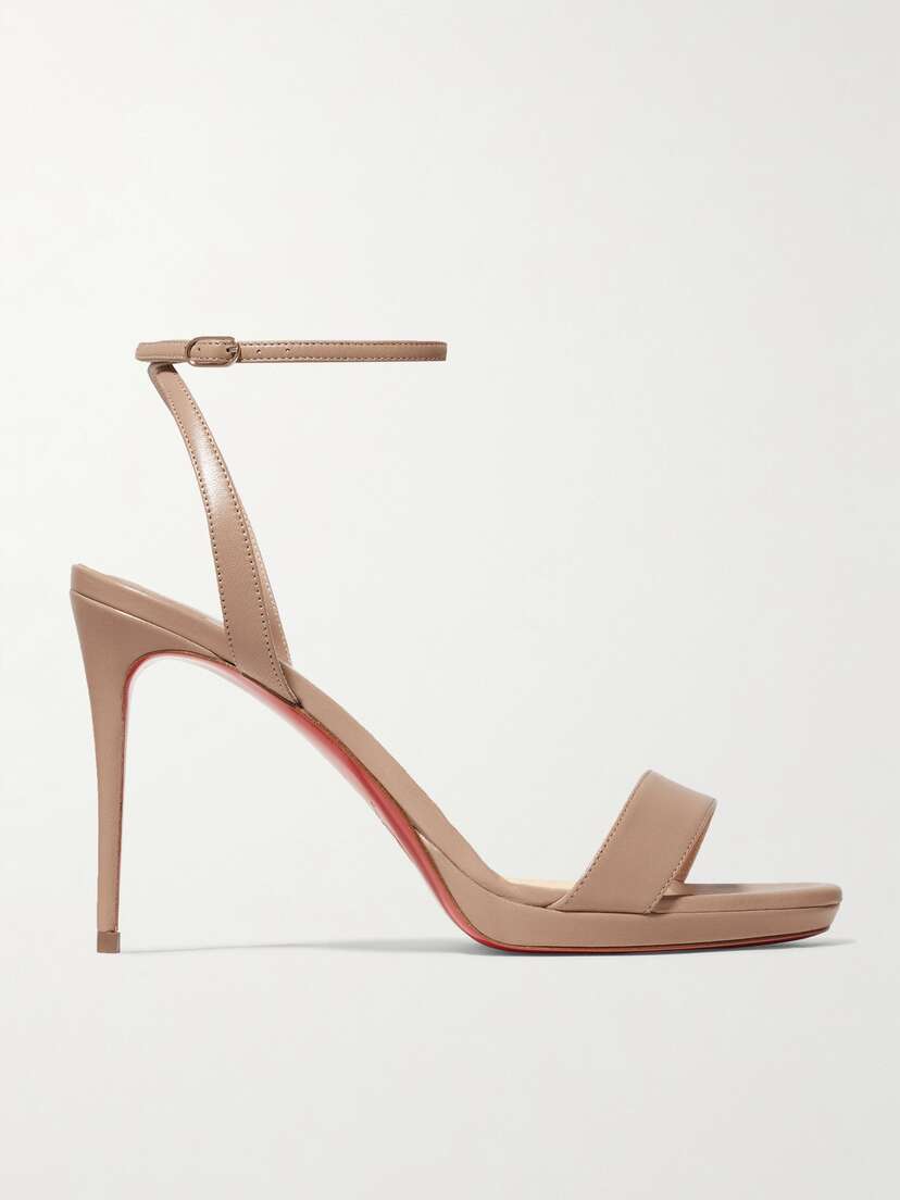 Christian Louboutin Loubi Queen 100 Leather Sandals