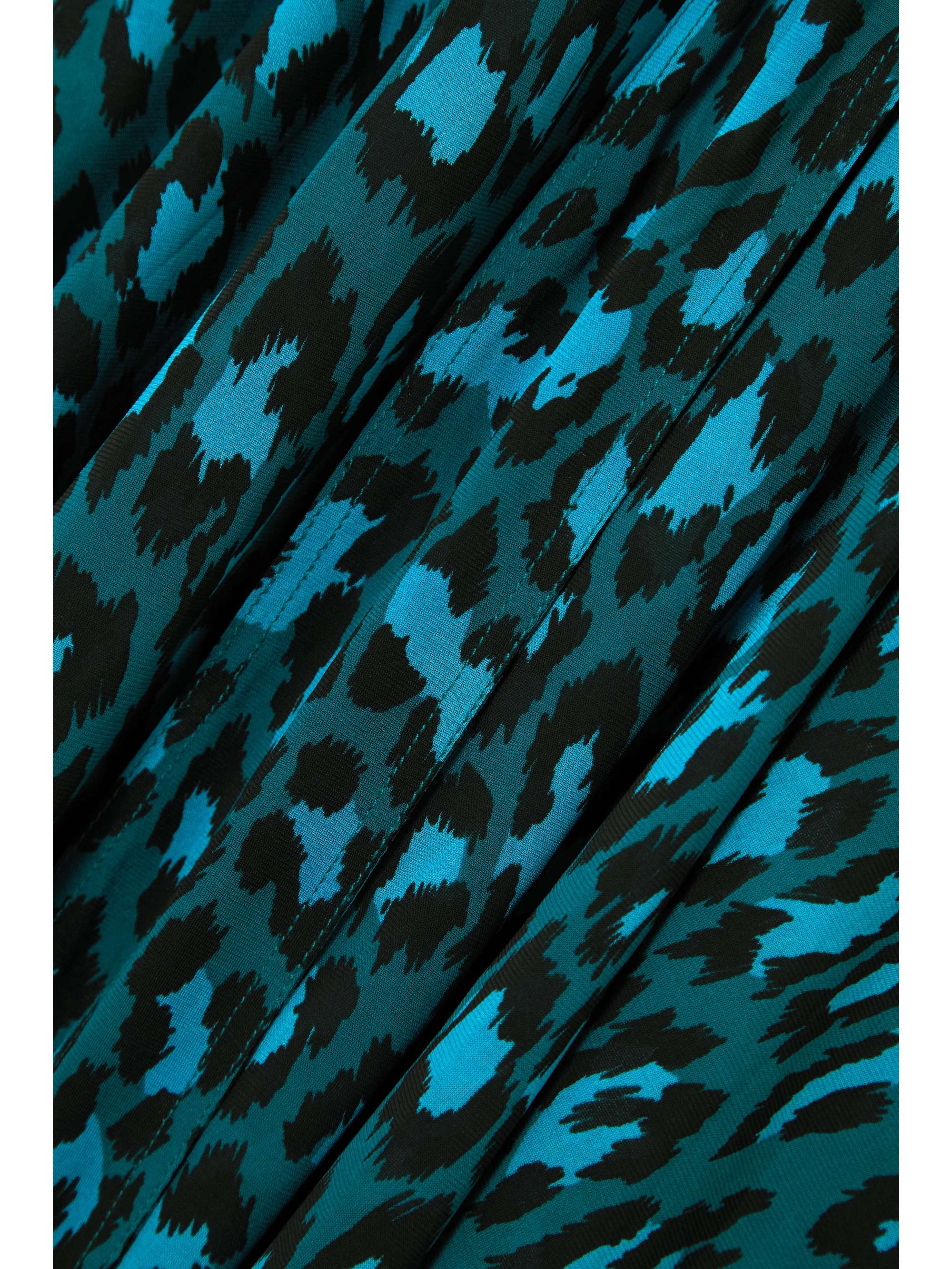DIANE VON FURSTENBERG Dory belted leopard-print stretch-jersey dress