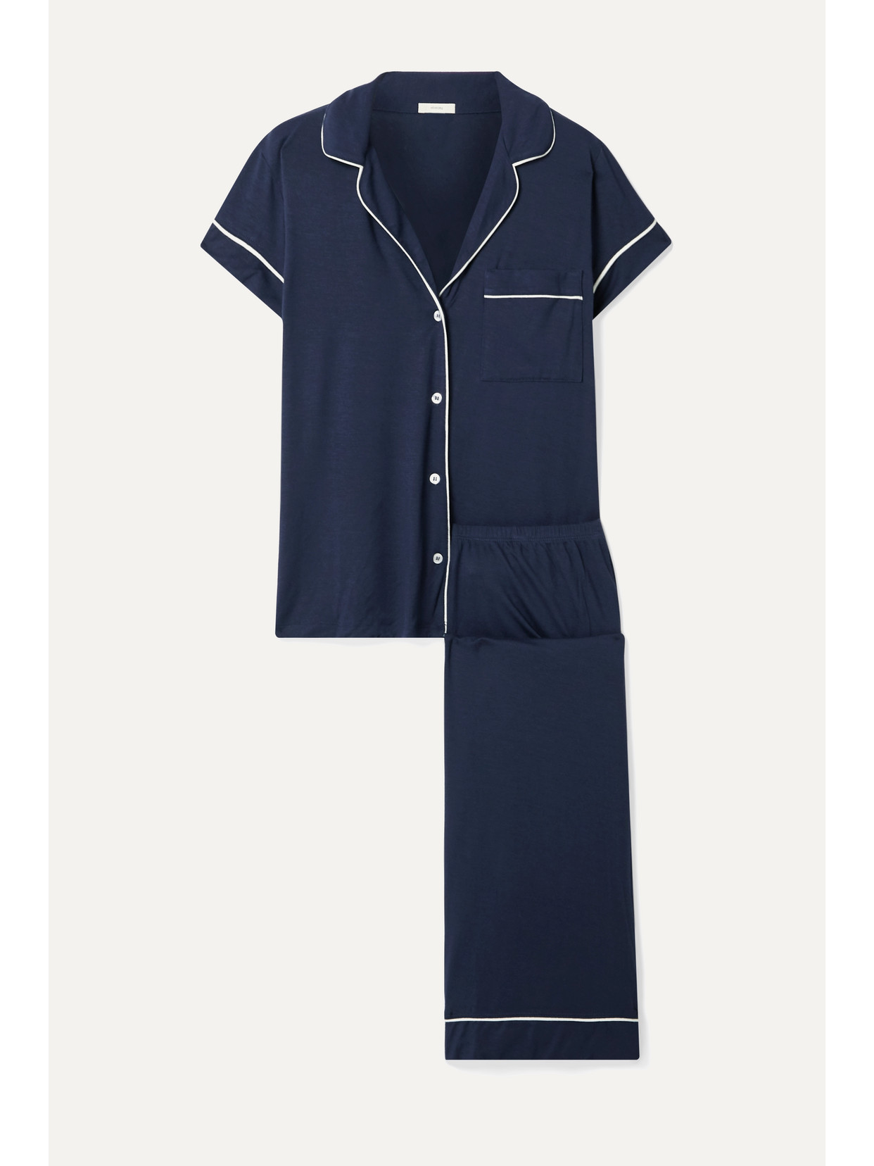 EBERJEY GISELE STRETCH-MODAL JERSEY PAJAMA SET