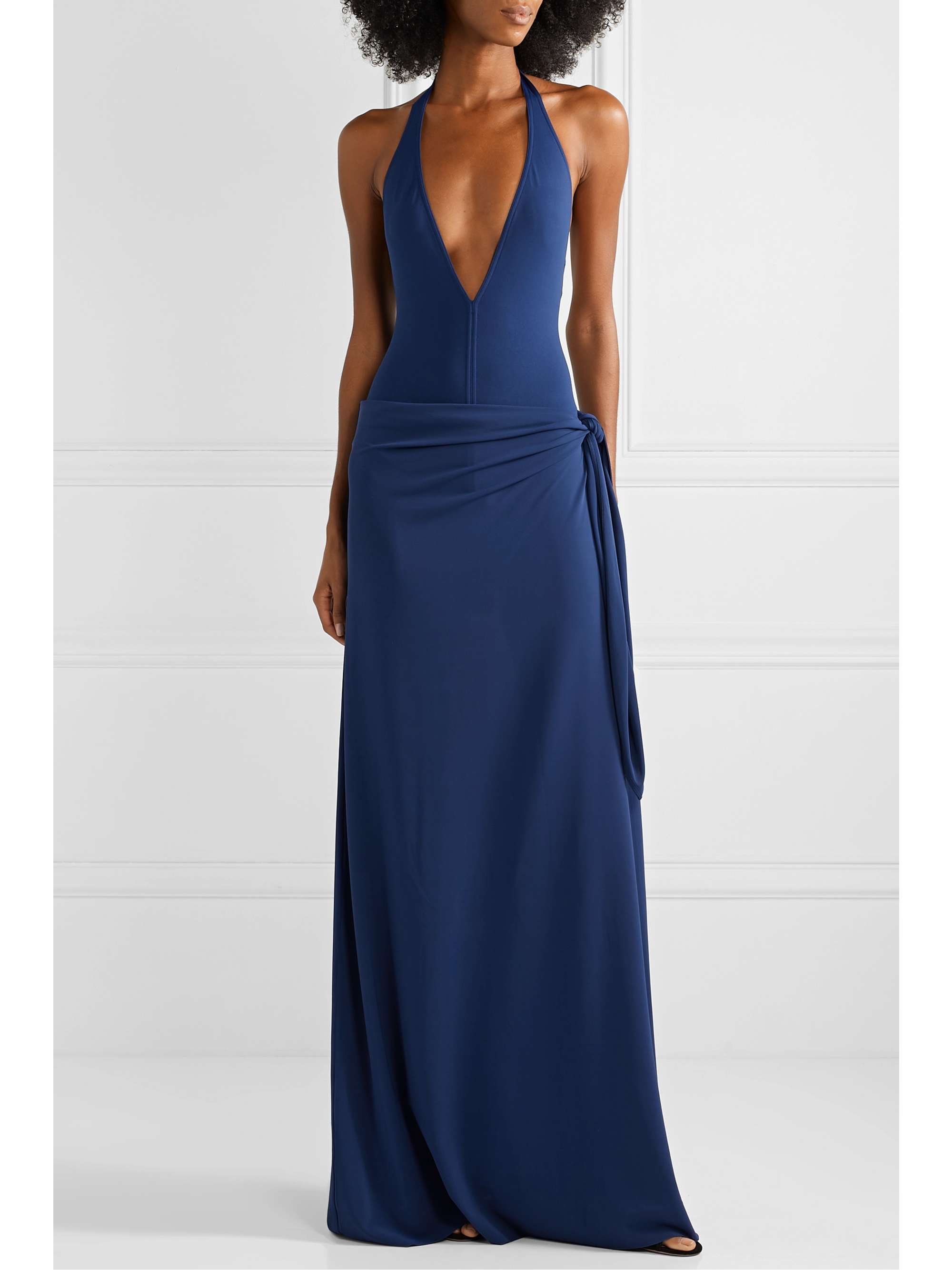 ERES Robe longue dos nu convertible en jersey stretch Caro