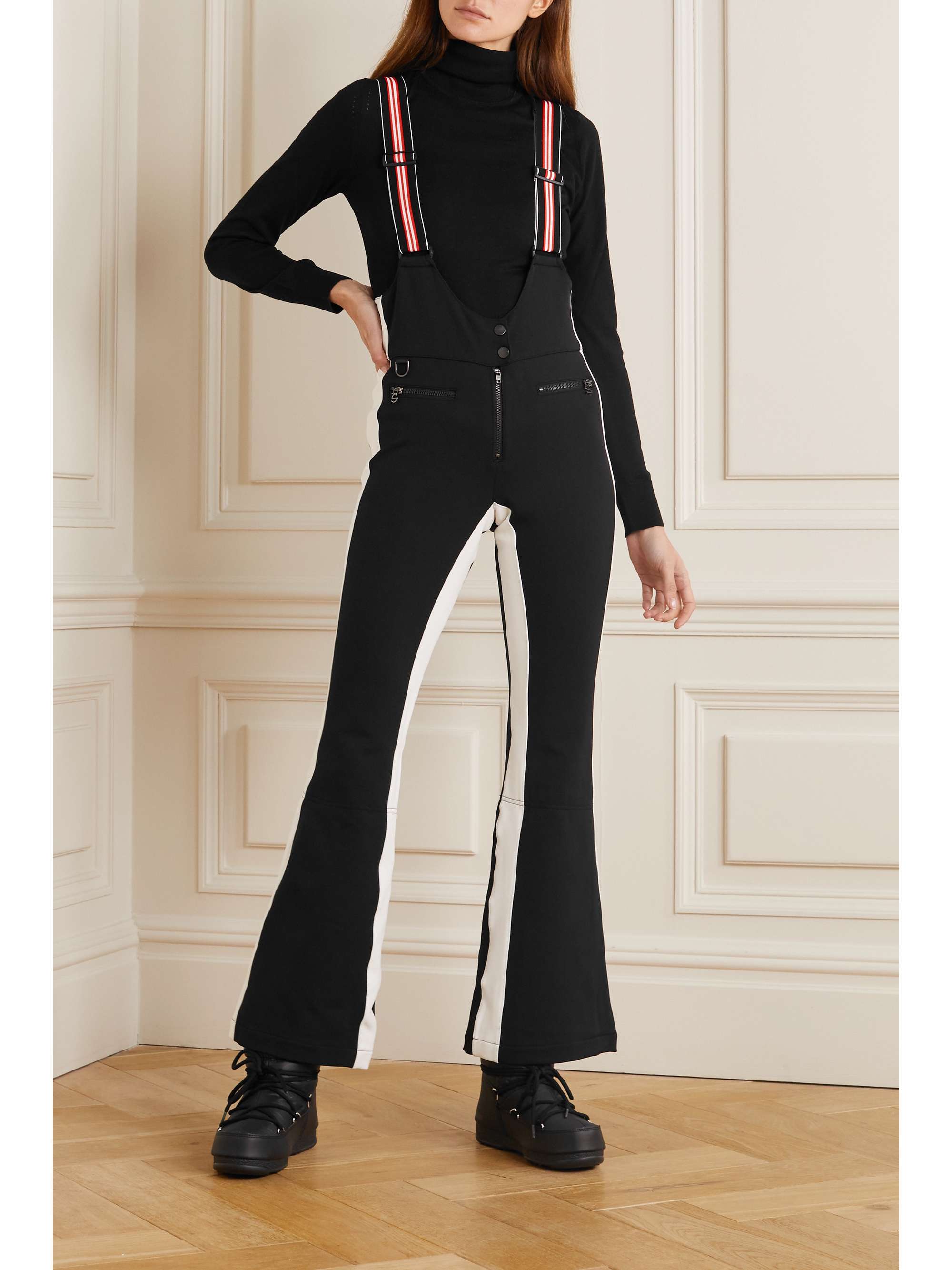 ERIN SNOW Kris striped bootcut ski pants