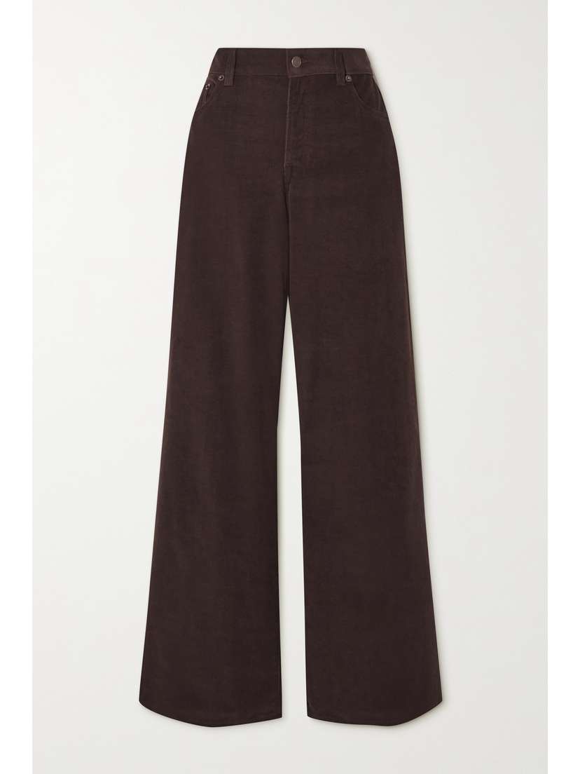 The Row Egli Cotton-blend Cady Wide-leg Pants