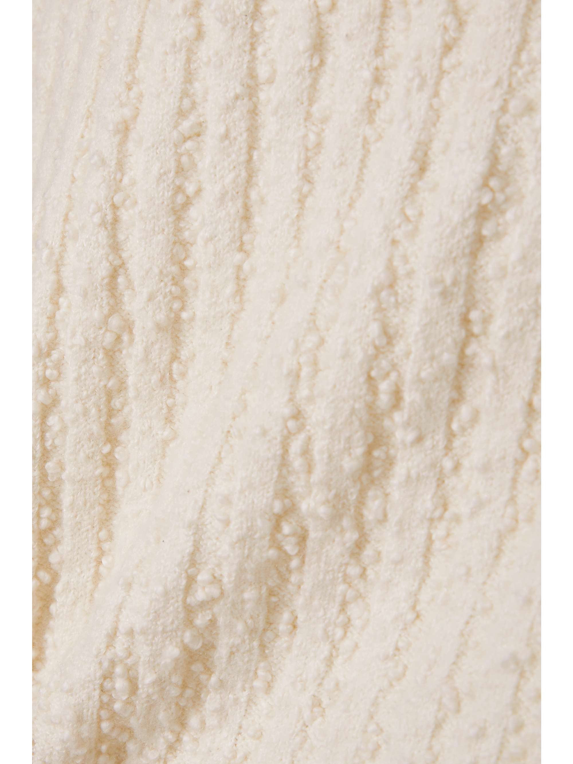 THE ROW Damaris ribbed cotton-blend bouclé-knit midi skirt