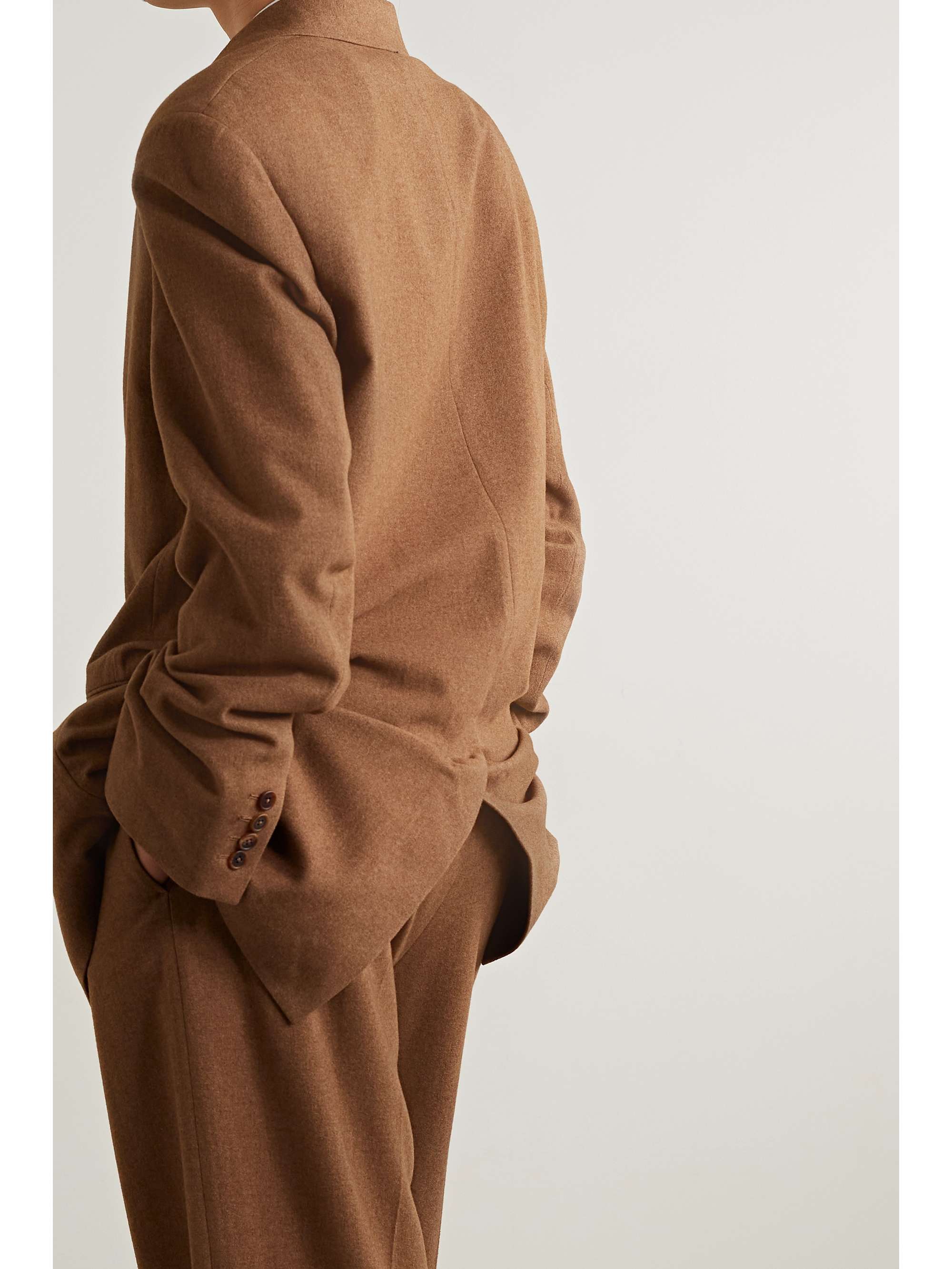 THE ROW Stonna oversized silk and cashmere-blend blazer