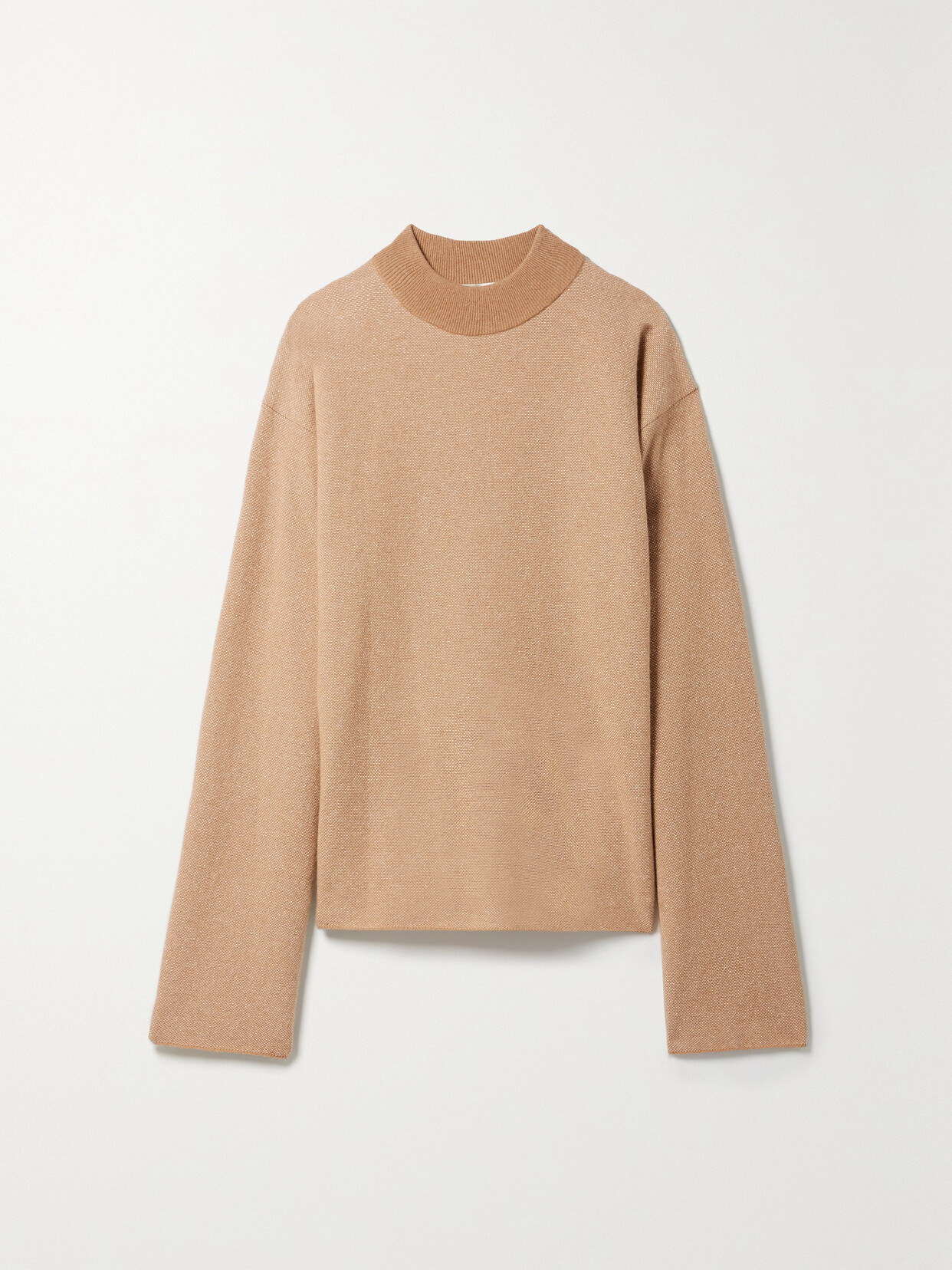 The Row Daverio Cashmere And Silk-blend Sweater In Brown
