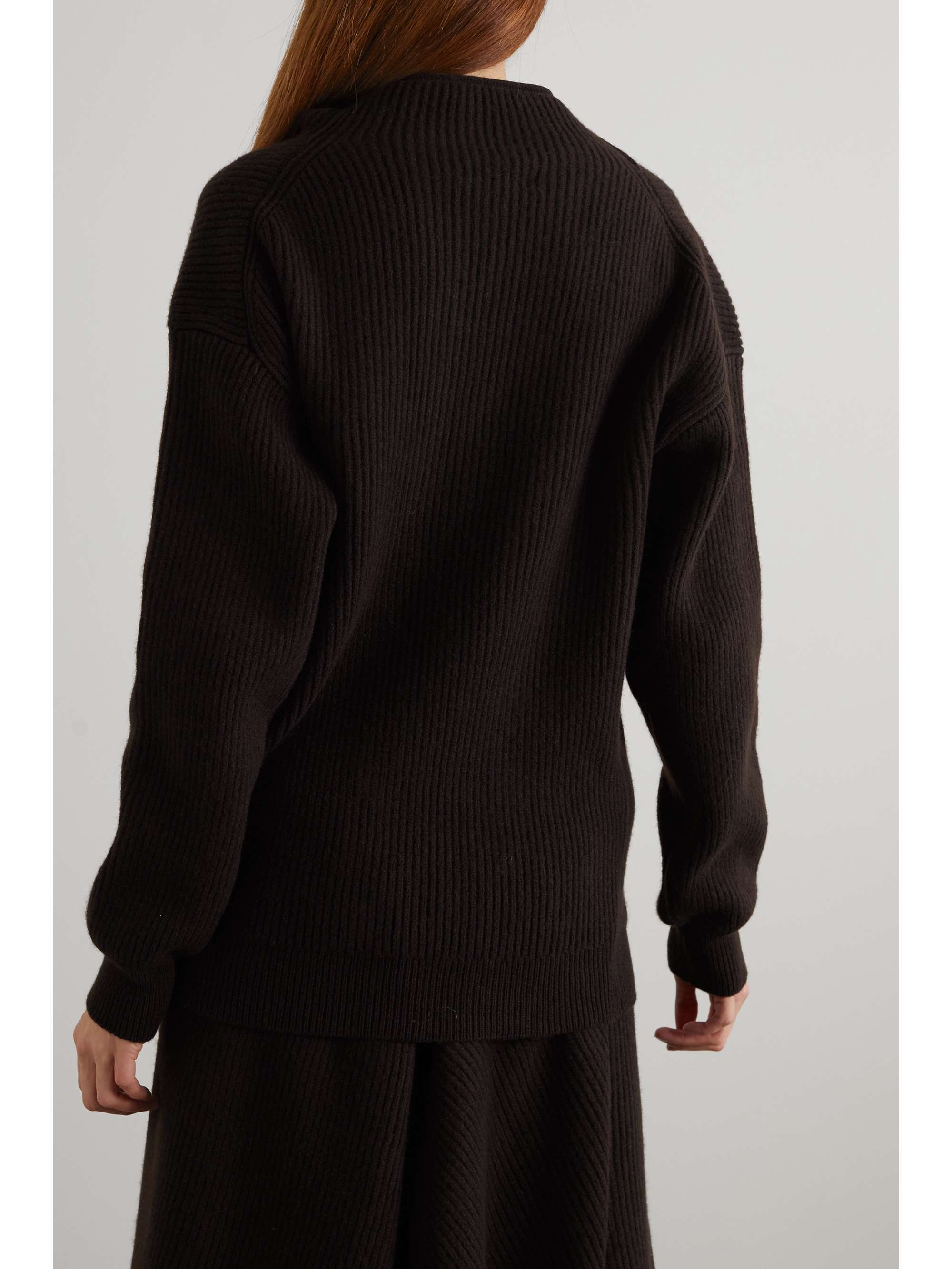 THE ROW Dassimo ribbed wool turtleneck sweater