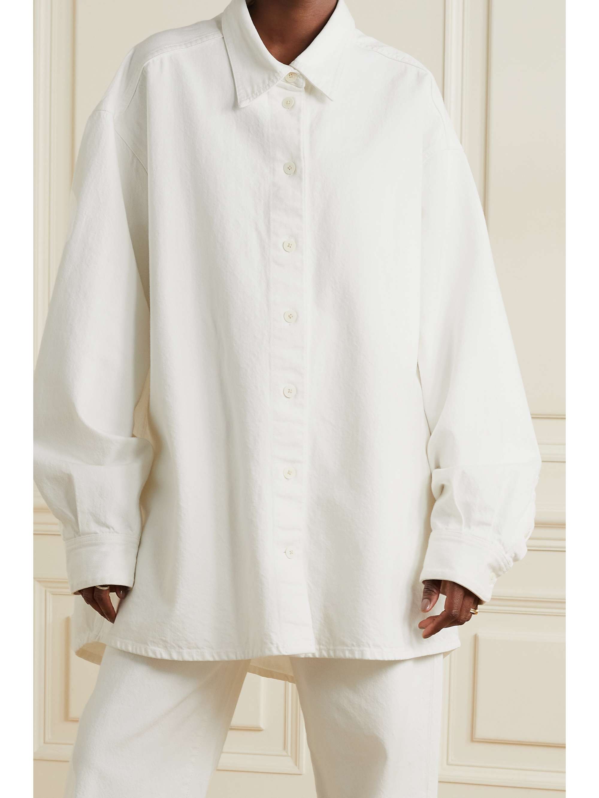 THE ROW Frannie oversized denim shirt