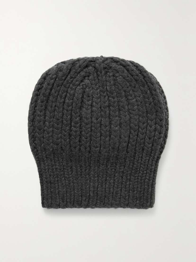 The Row Ayfer Ribbed Cashmere Beanie