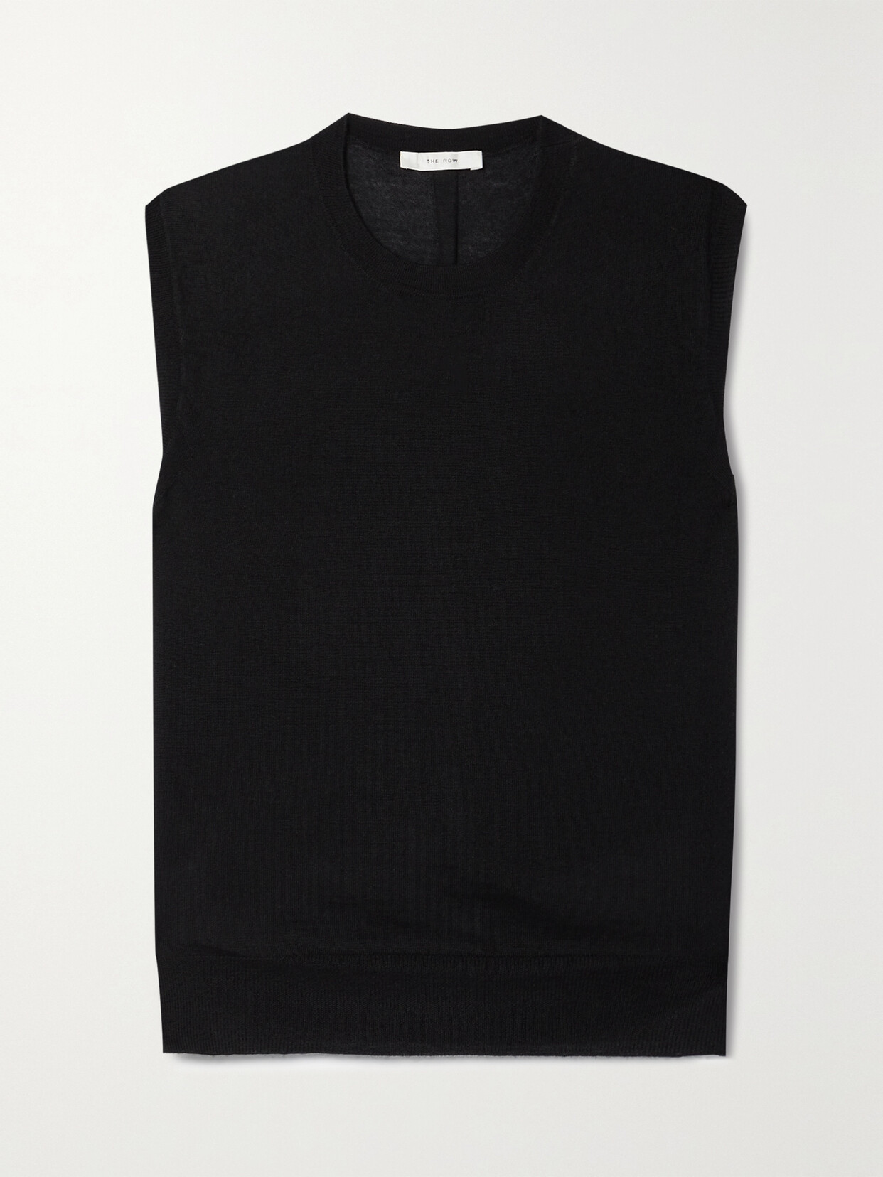 Shop The Row Essentials Balham Cashmere Top In Black