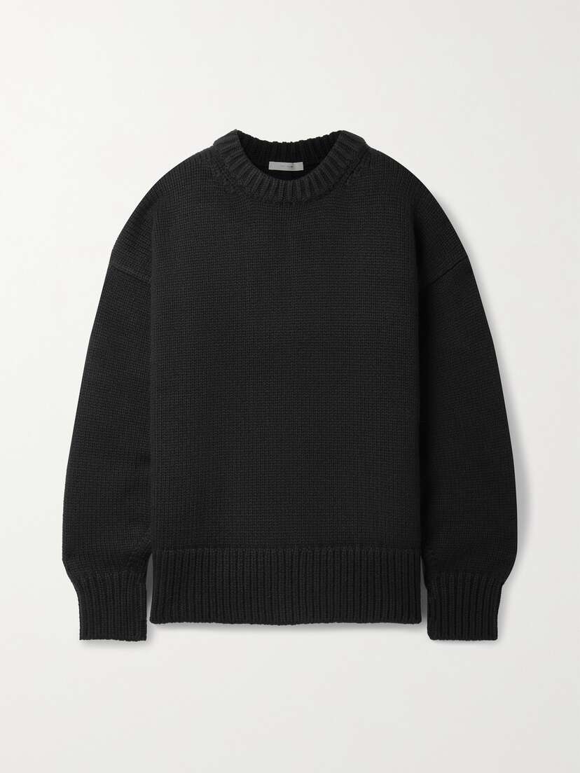 The Row Essentials Ophelia Wool And Cashmere-blend Sweater