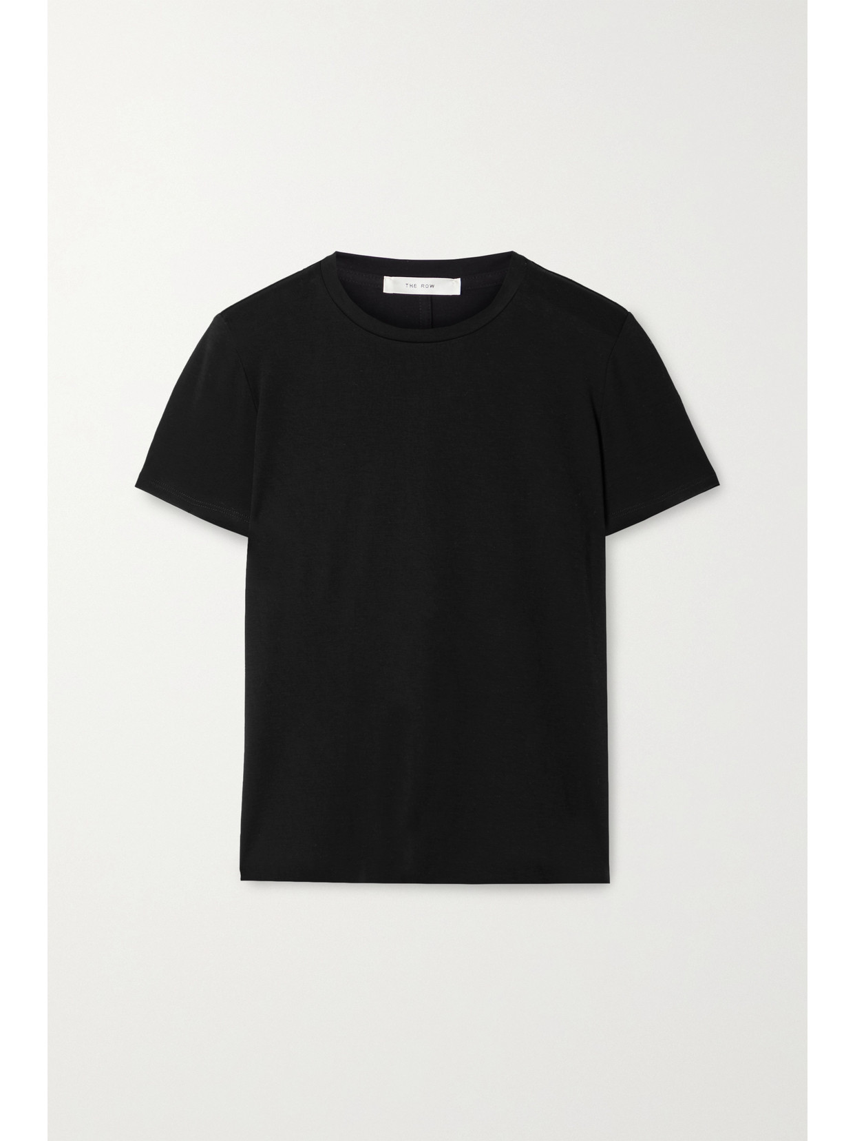 The Row Wesler Cotton-jersey T-shirt In Black