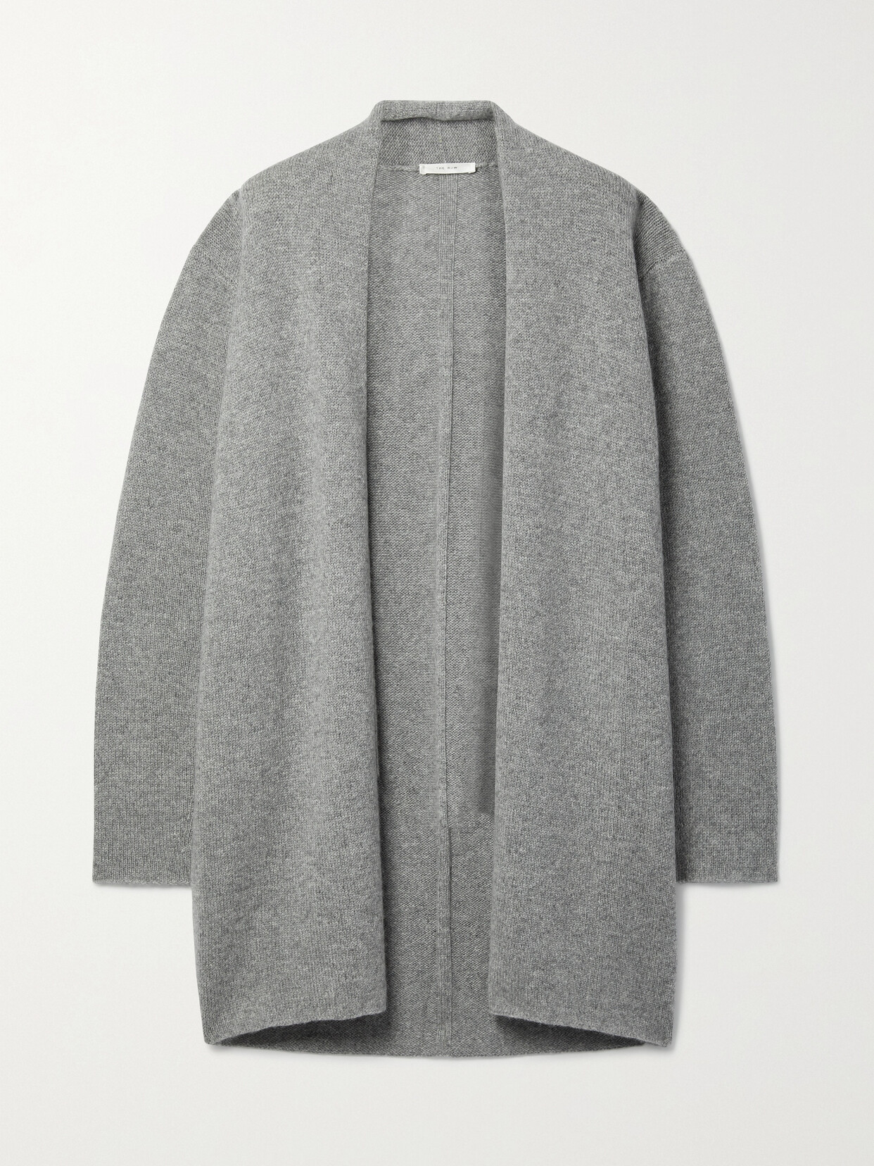 Shop The Row Essentials Fulham Cashmere Cardigan In Gray