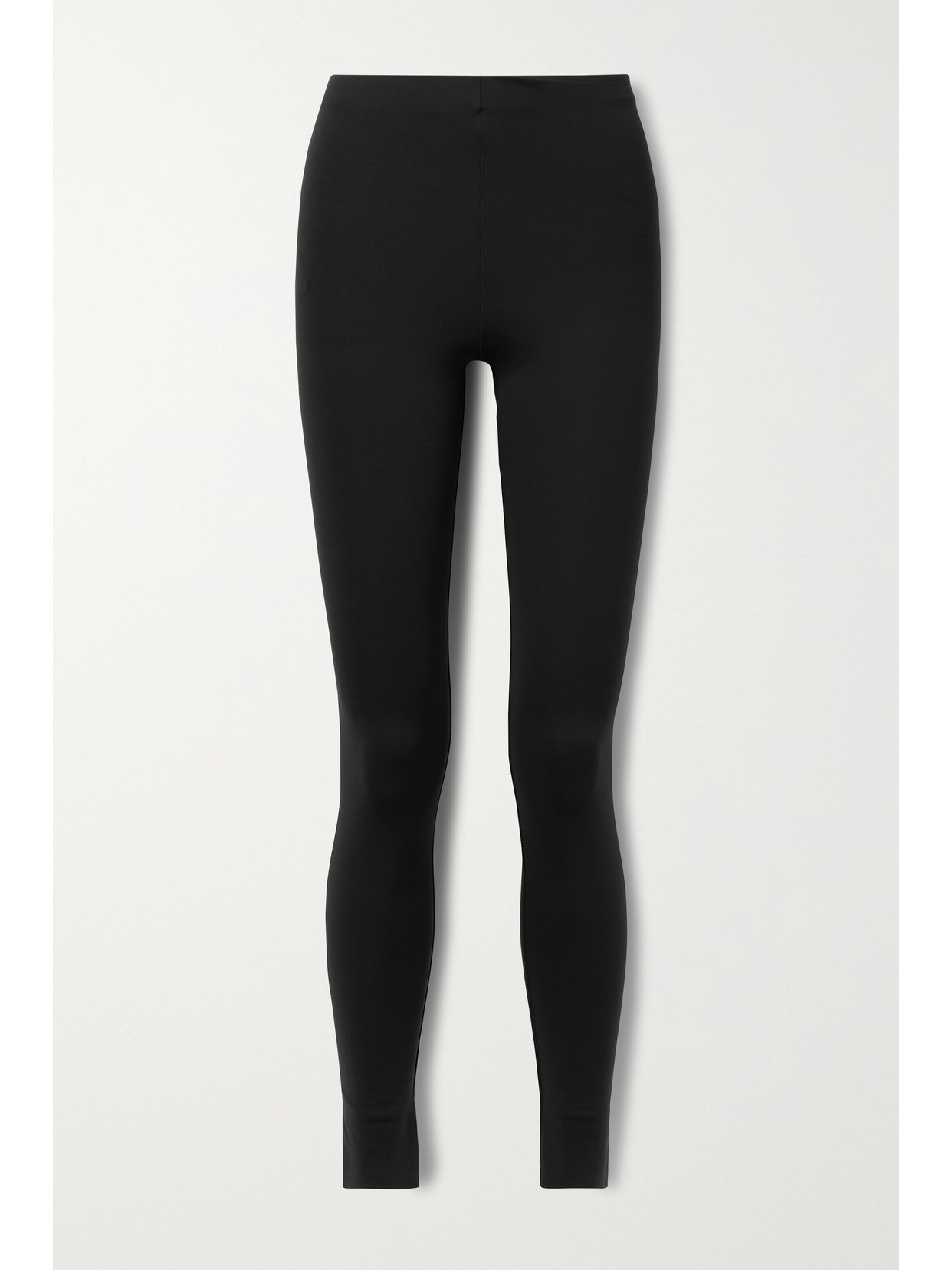 The Row Woolworth Stretch-ponte Leggings - Black