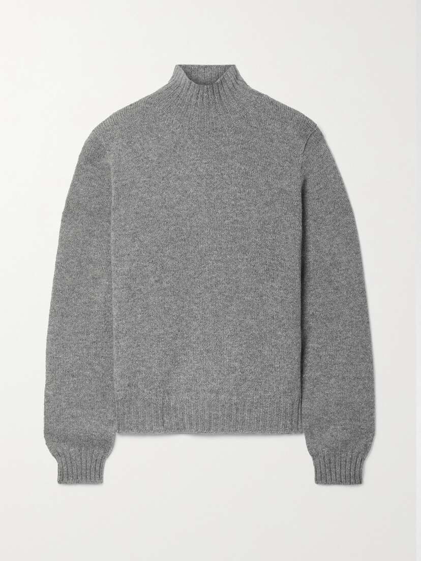 The Row Essentials Kensington Cashmere Turtleneck Sweater
