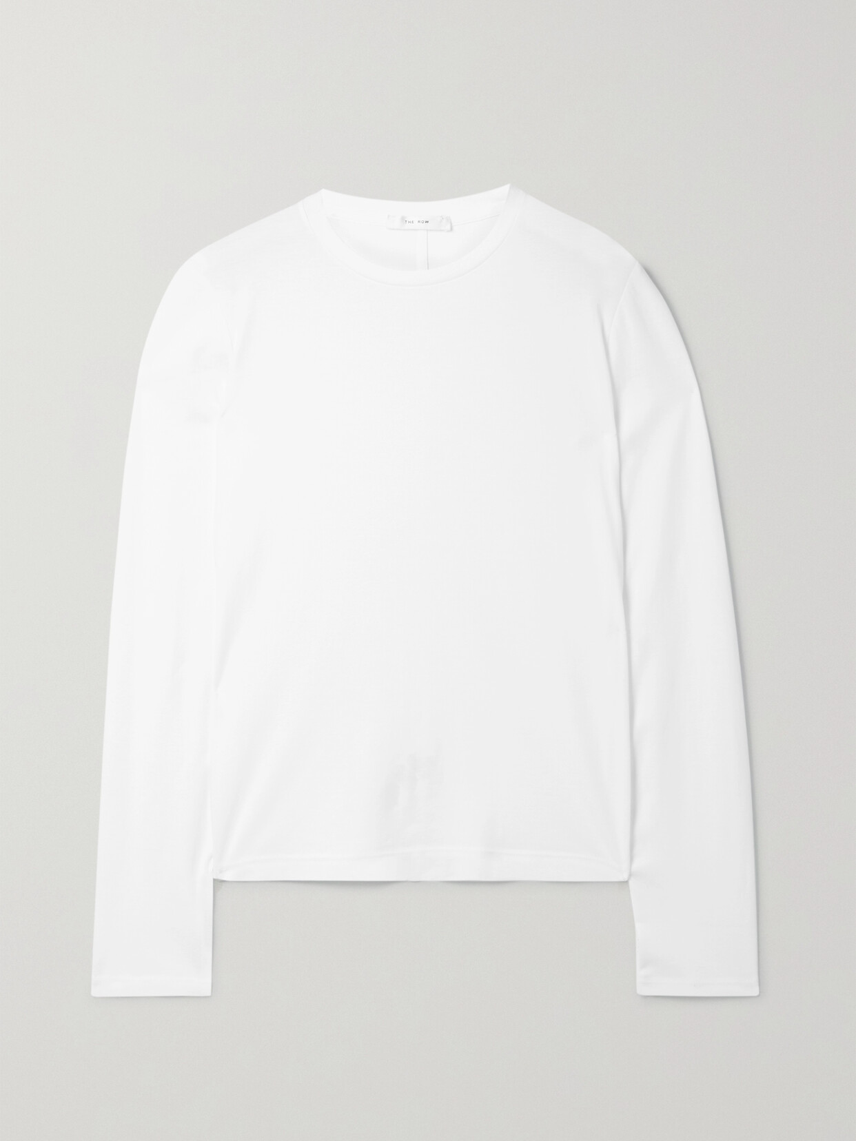 Shop The Row Essentials Sherman Cotton-jersey Top In White