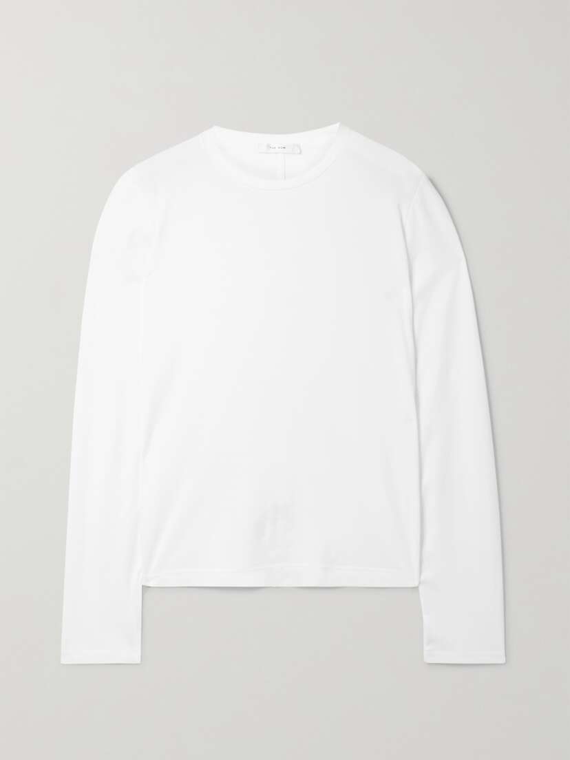 The Row Essentials Sherman Cotton-jersey Top - x large