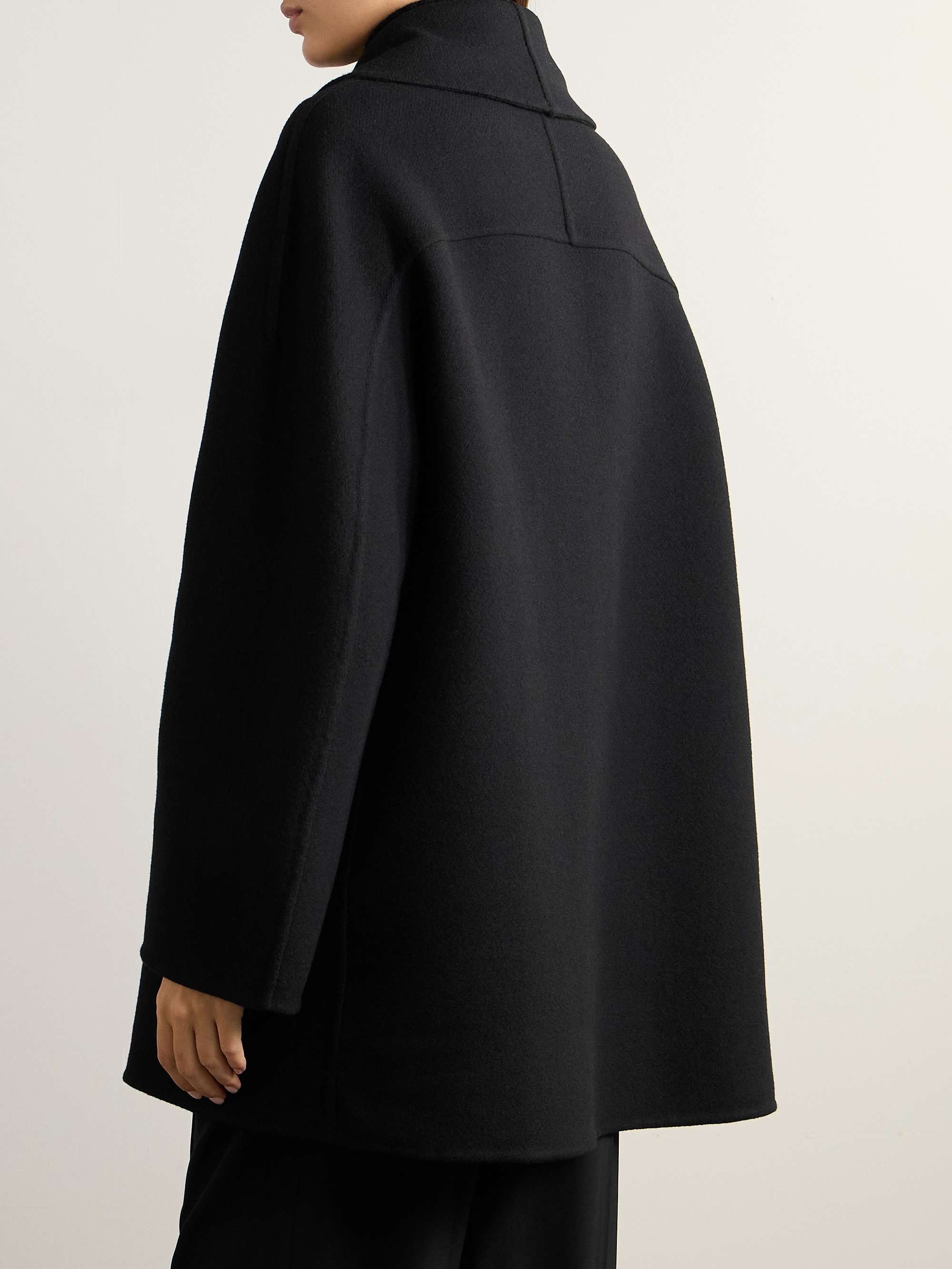 THE ROW Polli double-breasted wool-blend coat