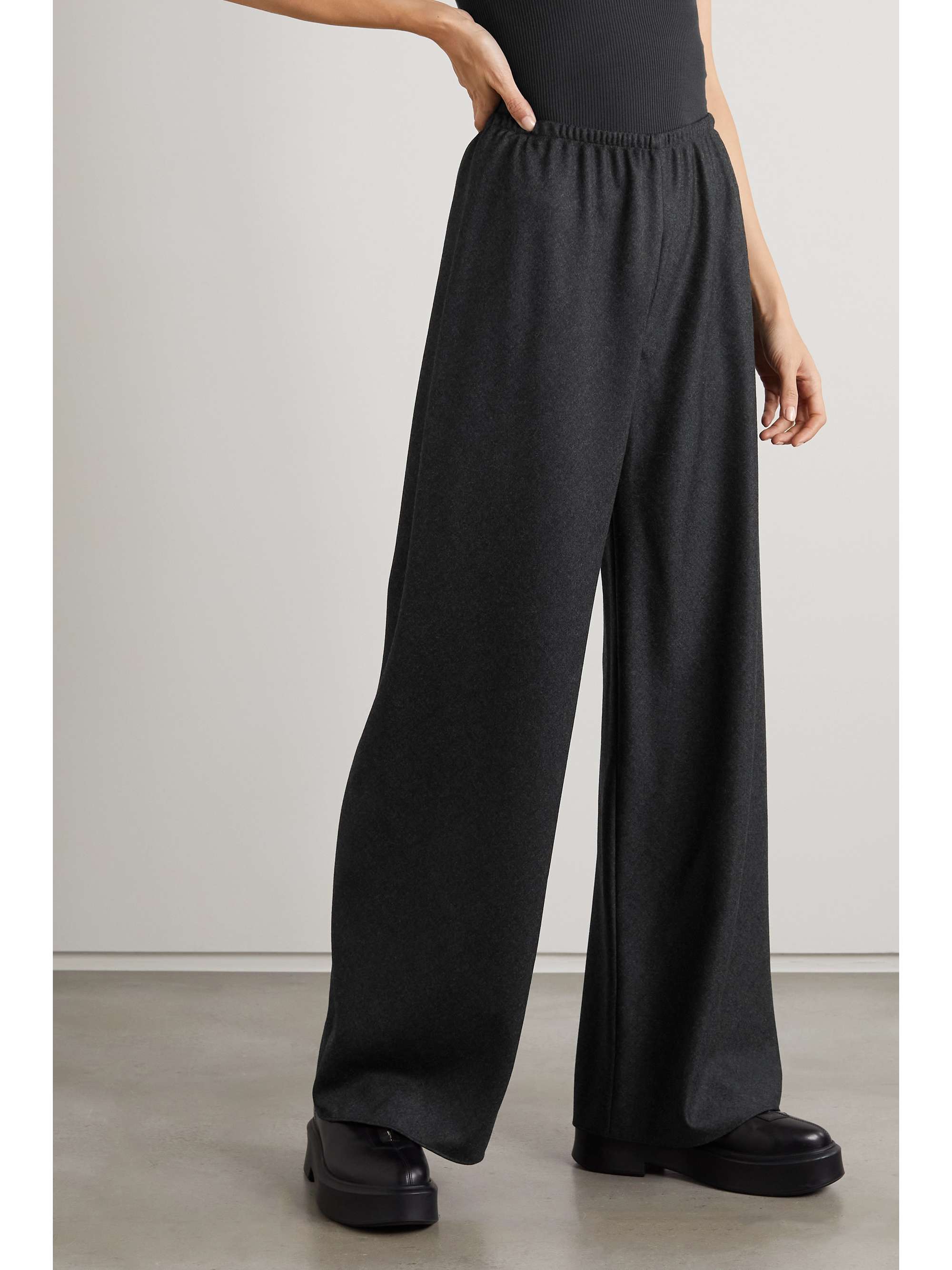 Gray Gala wool pants | THE ROW | NET-A 