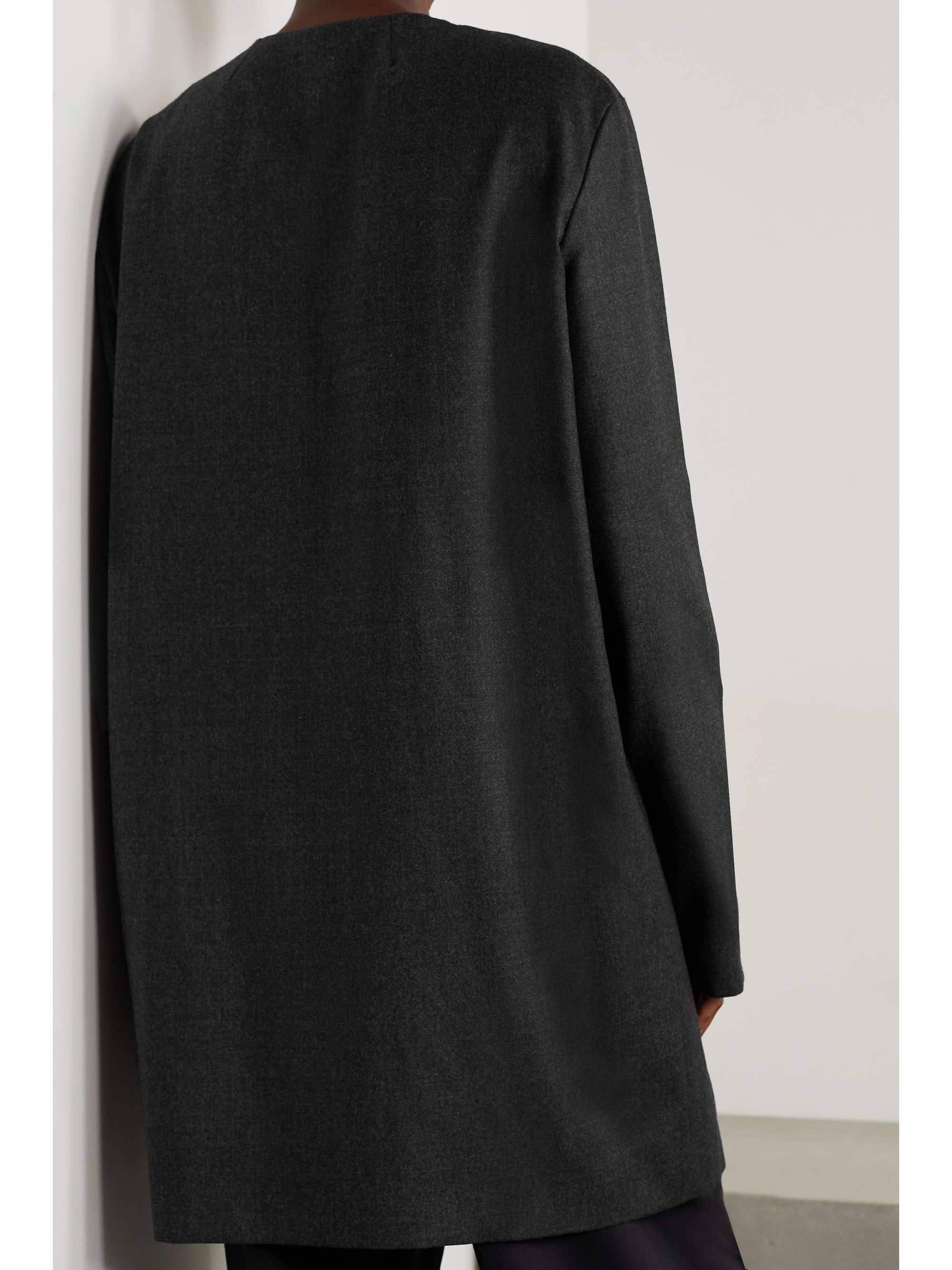 THE ROW Gisellita wool-flannel tunic