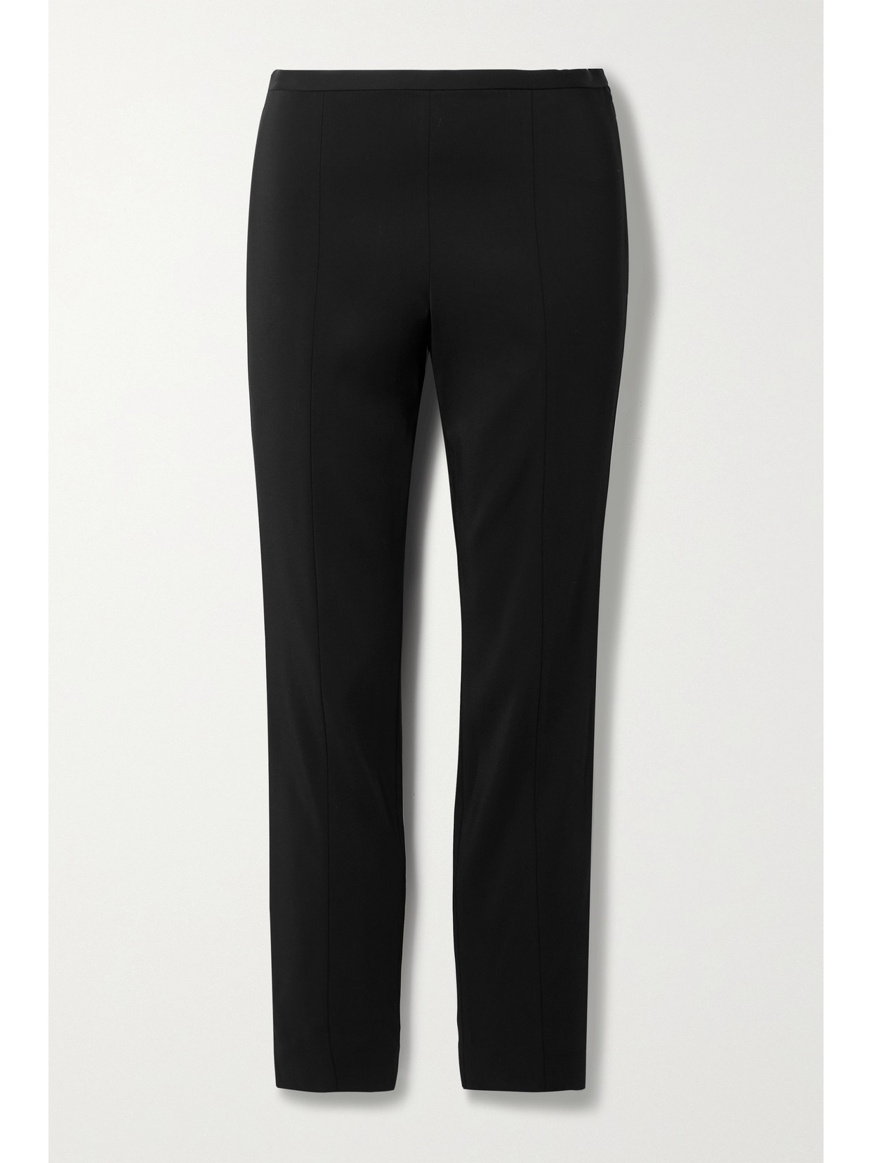 The Row - Essentials Sovino Stretch-crepe Skinny Pants - Black